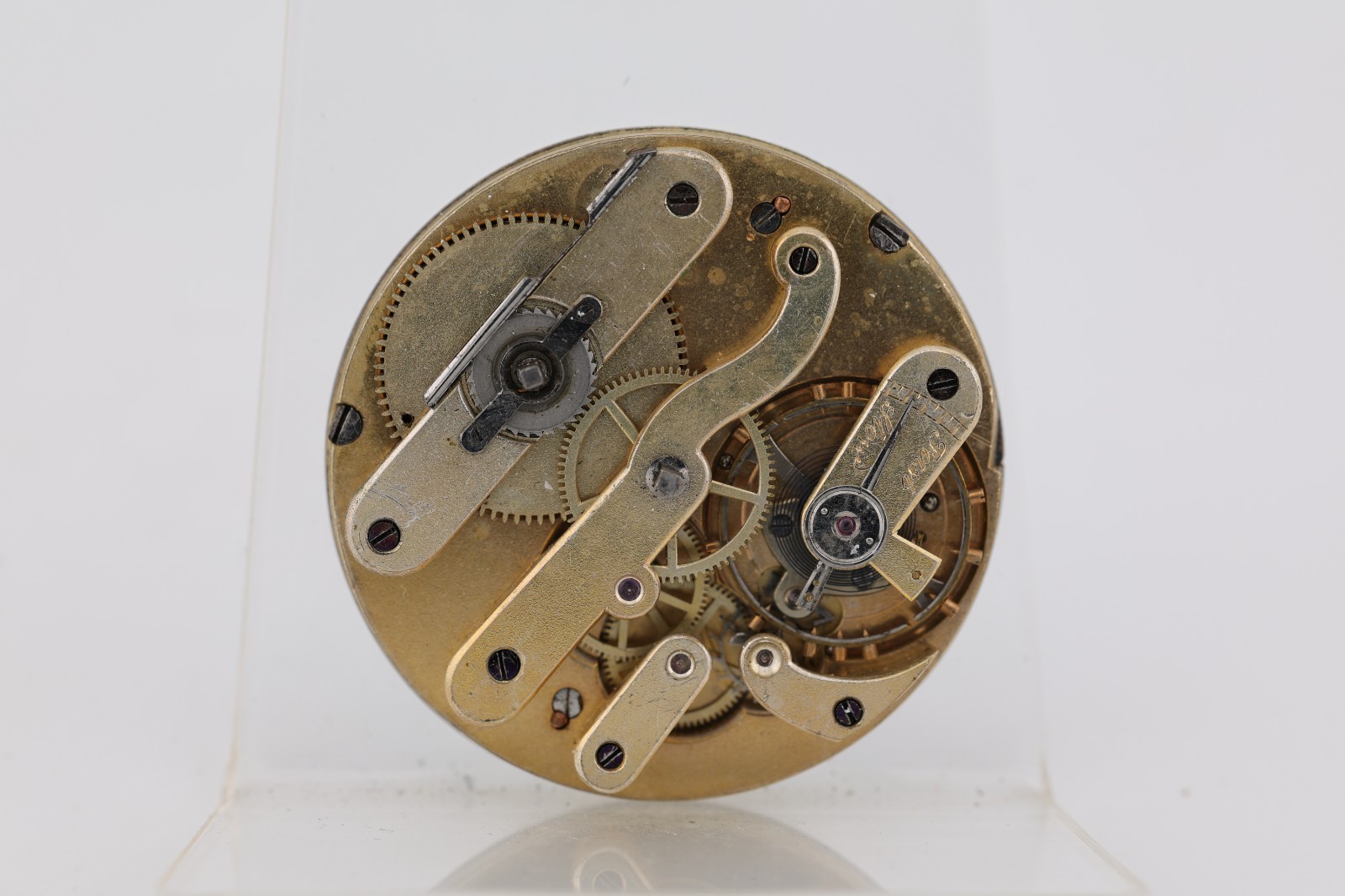 W.F. KING ADRIAN MICHIGAN KEYWIND POCKET WATCH MOVEMENT, 47.7mm (M13)