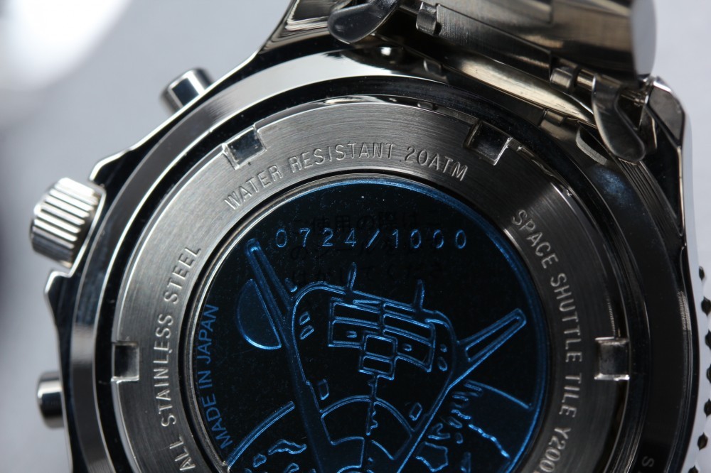 RARE MINT SEIKO NASA Spinoff Panda Dial 1000 Limited Quartz Men’s Watch Full Set