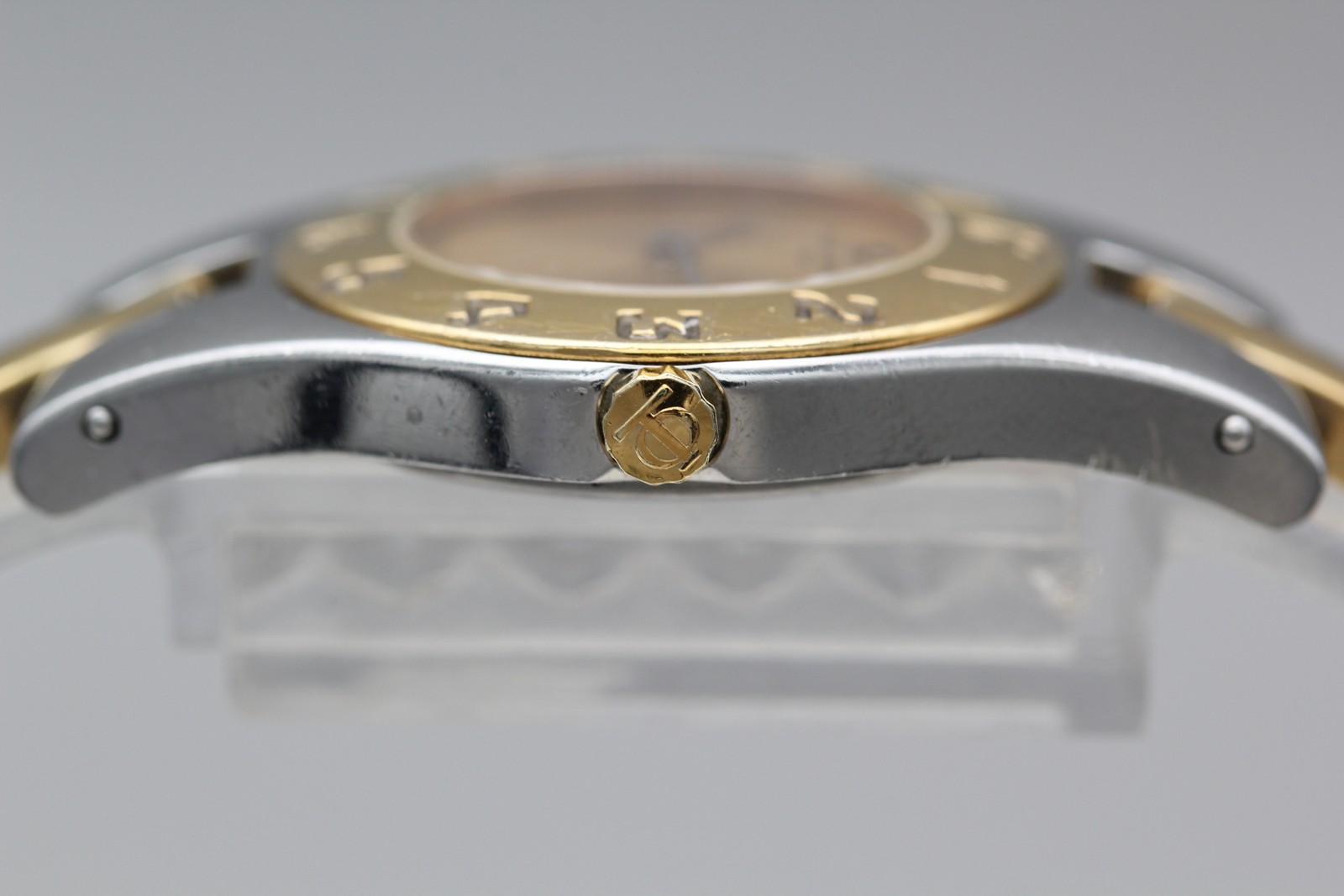 [Near MINT] Baume & Mercier Linea 5261 Cal.BM5095 Gold Dial 24mm Quartz Women’s