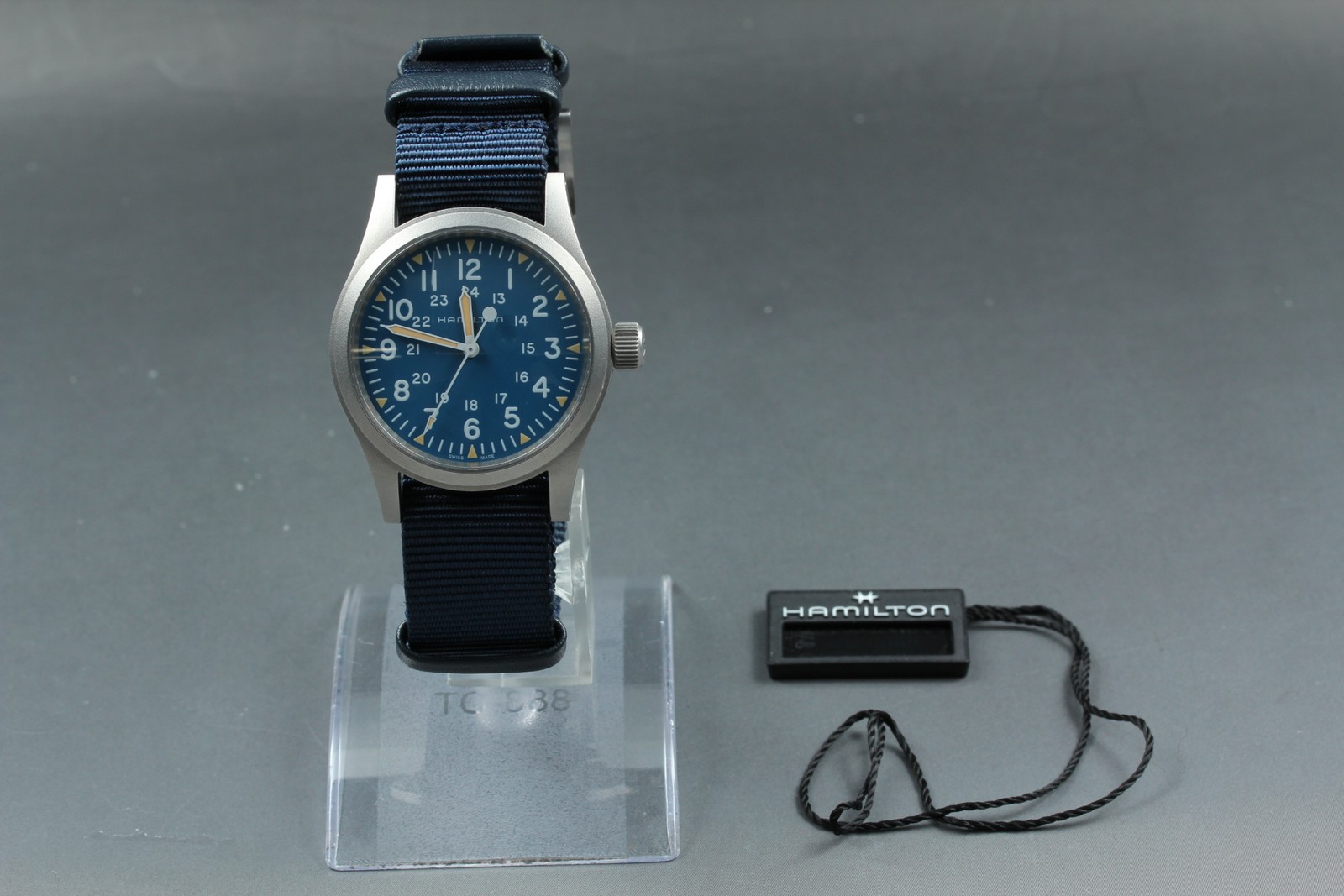 [N MINT] Hamilton Khaki Field H694390 Blue Dial Military Mechanical Men’s Watch