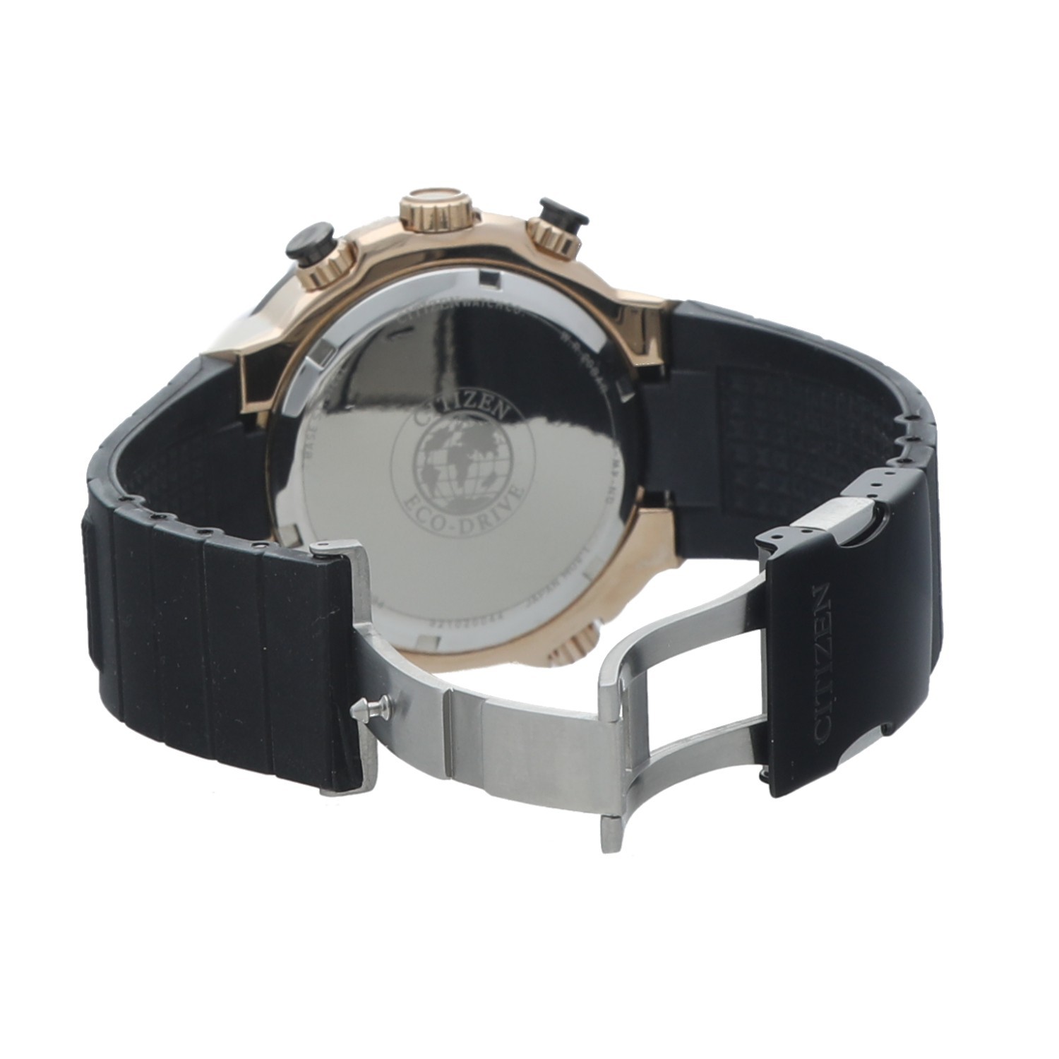 Citizen Eco-Drive Endeavor Chronograph Rose Gold 46 mm Steel Rubber Men’s Watch