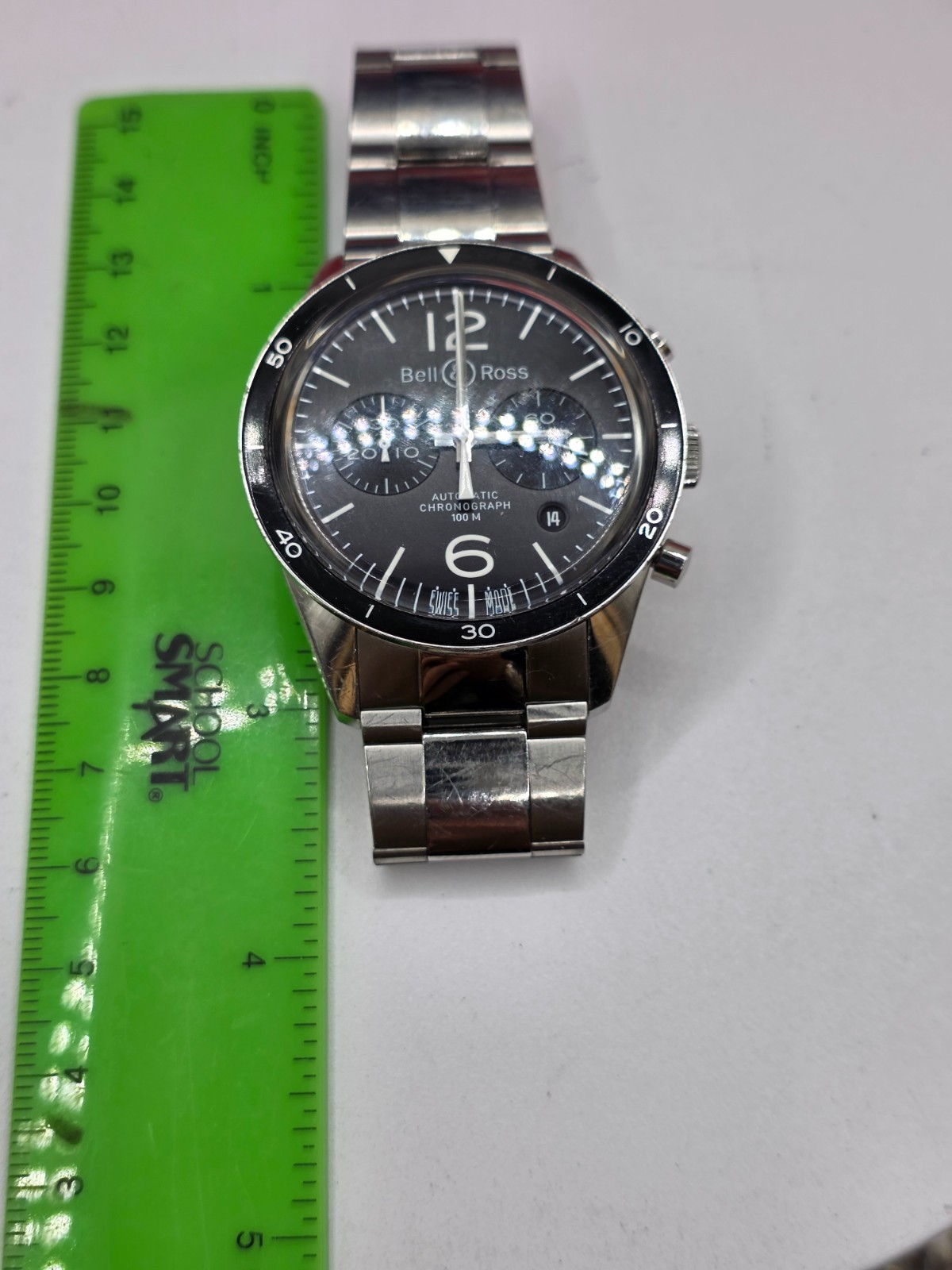 BELL &ROSS BR126-95-SP AUTOMATIC 42mm WATCH CHRONOGRAPH