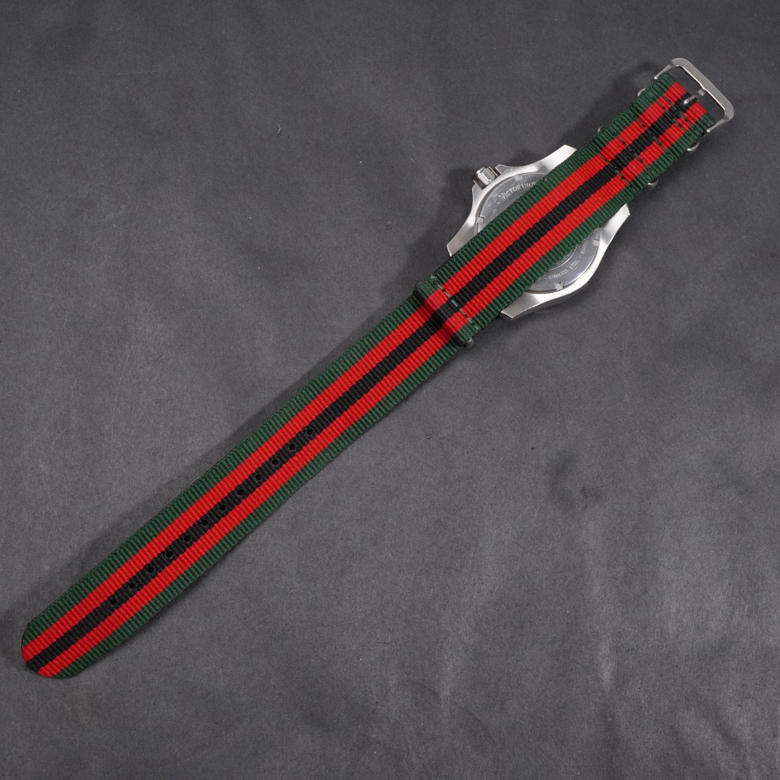 victorinox dive master 500m orange dial watch 241041 43mm new nato strap