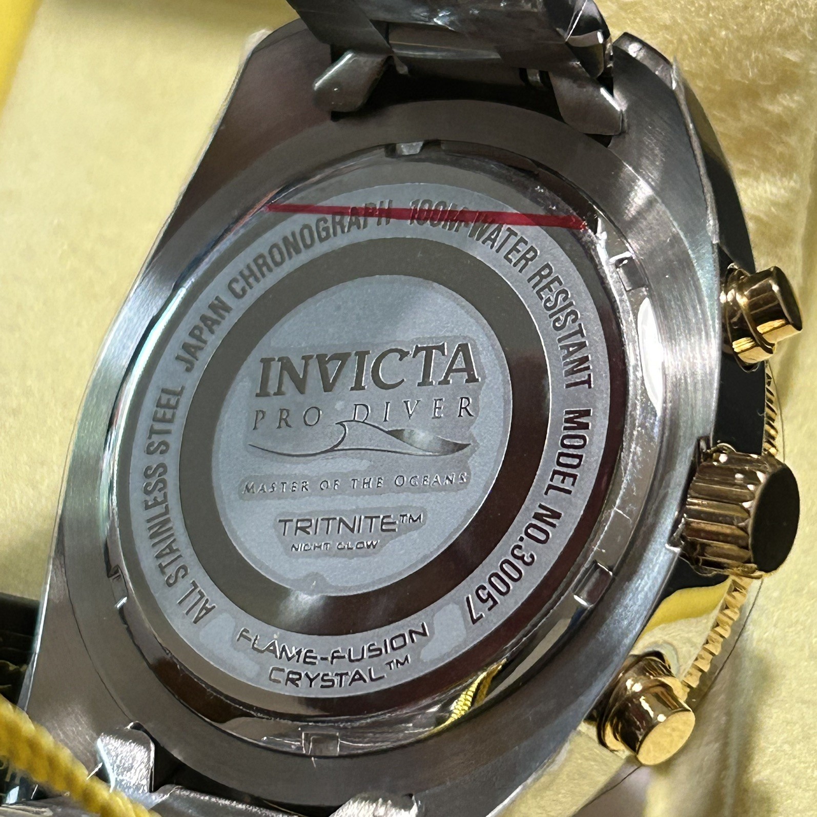 Invicta Men’s 48mm Pro Diver 30057 Quartz Chronograph Stainless Steel Watch NEW