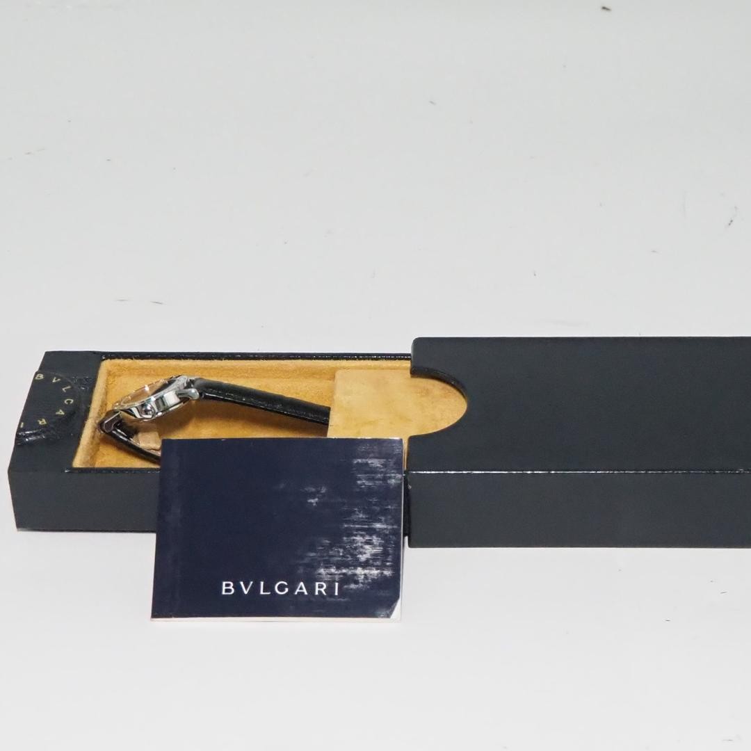 Bvlgari Bulgari BB23SL Black Quartz Wristwatch Ladies Japan 0714550