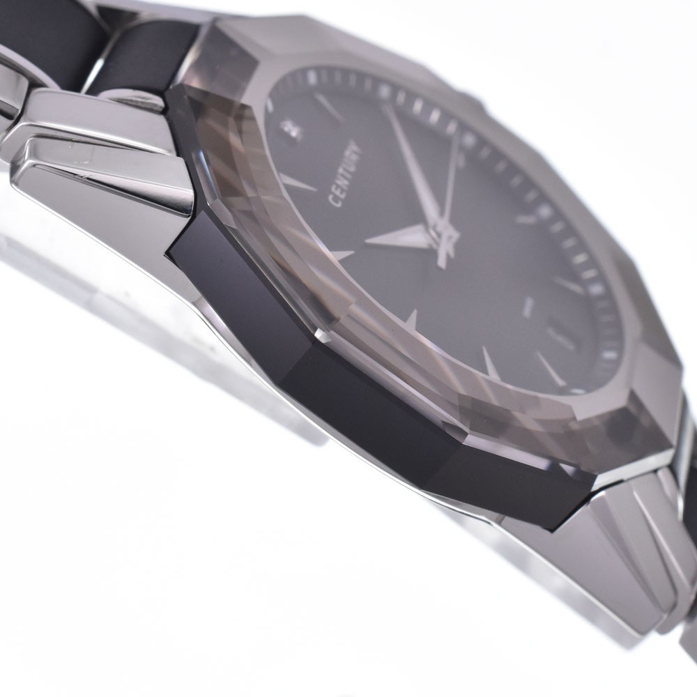 with paper CENTURY Time gem 606.7.X.50I.12.SR 1P Diamond Quartz Ladies J#147890