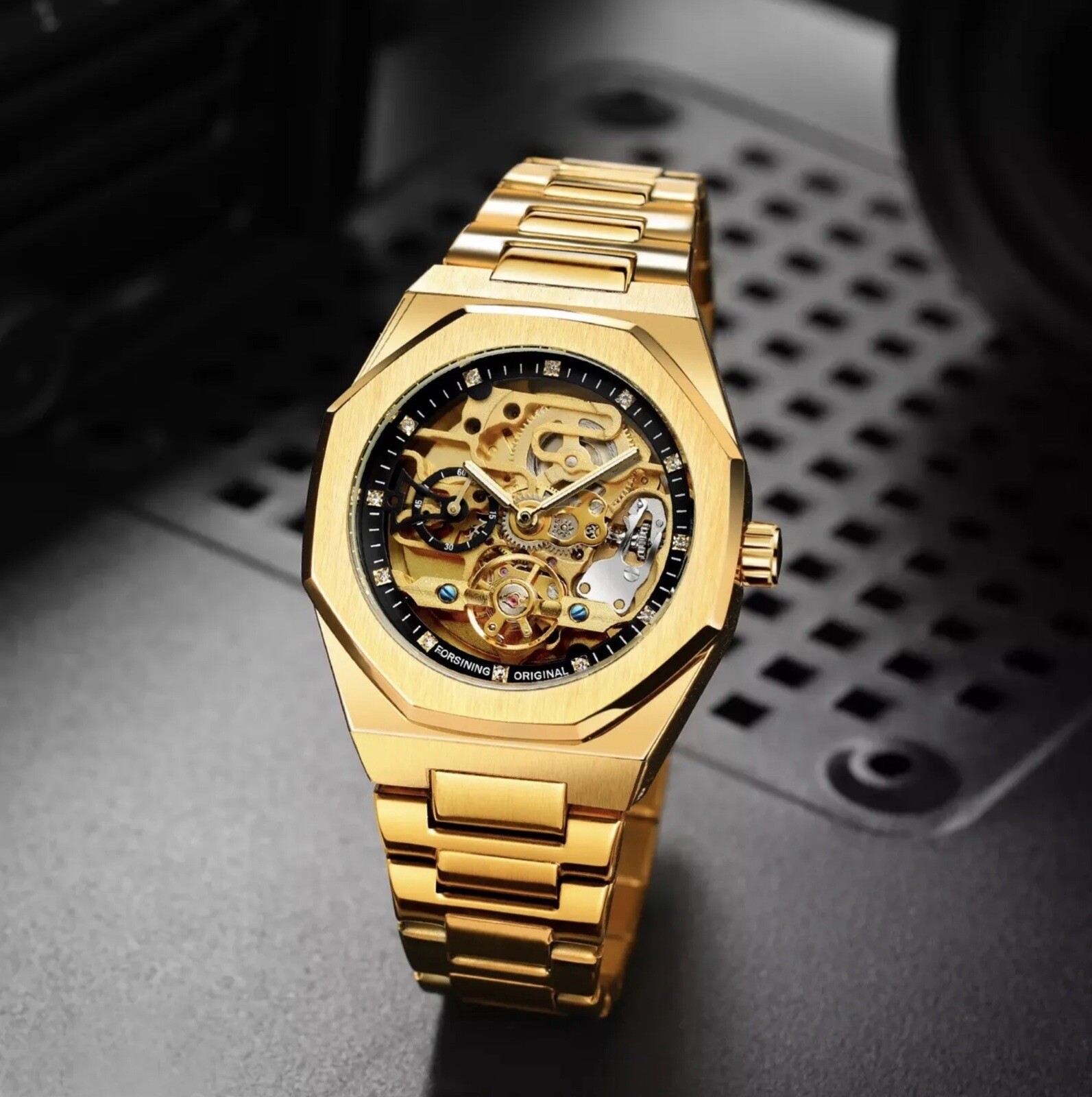 ⌚Men’s Watch Skeleton Mechanical Luminous Luxury Waterproof Sport Wristwatch NEW