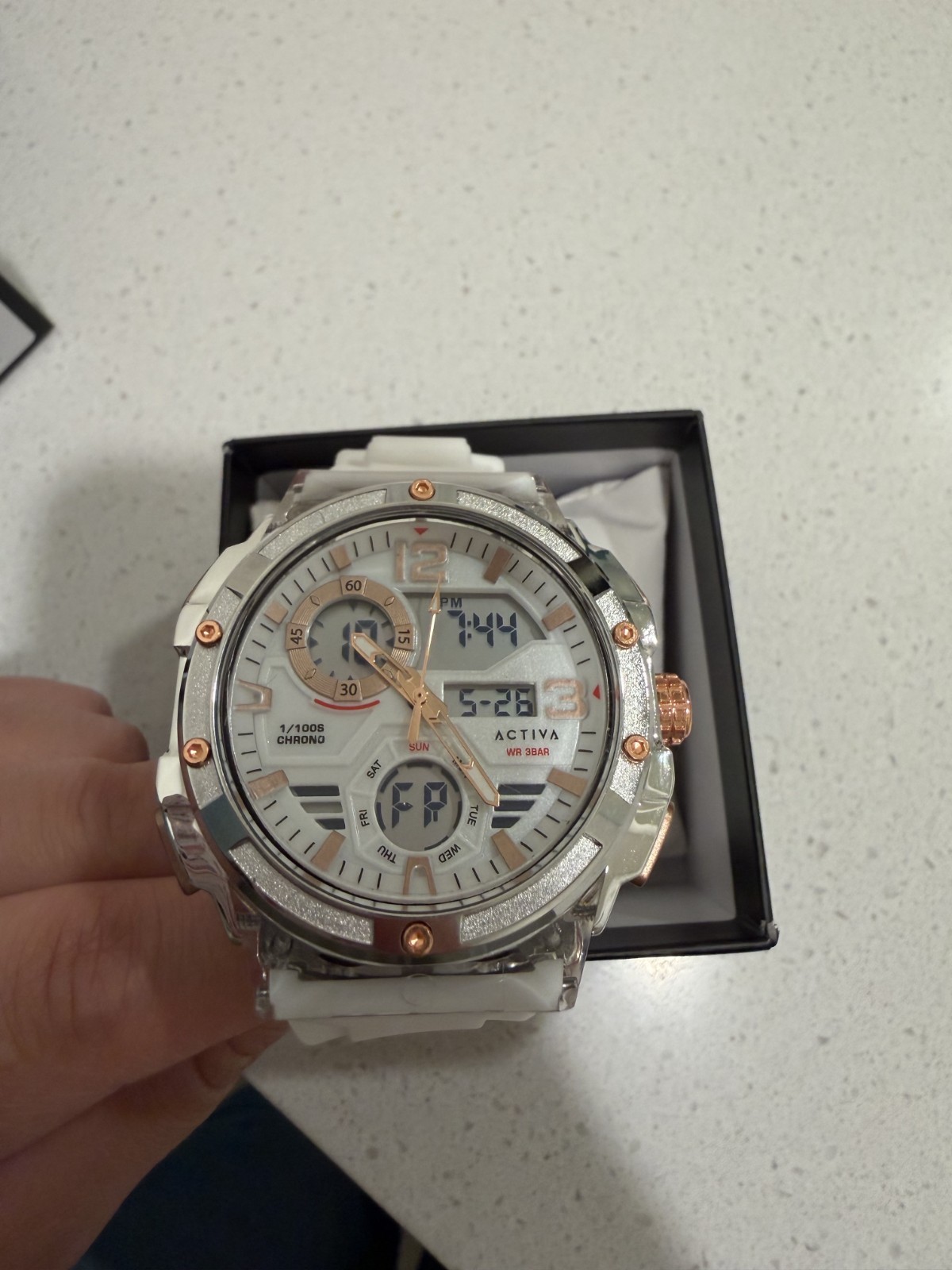 ACW8118-002 Activa X by Invicta Digital White Men’s Watch 51mm