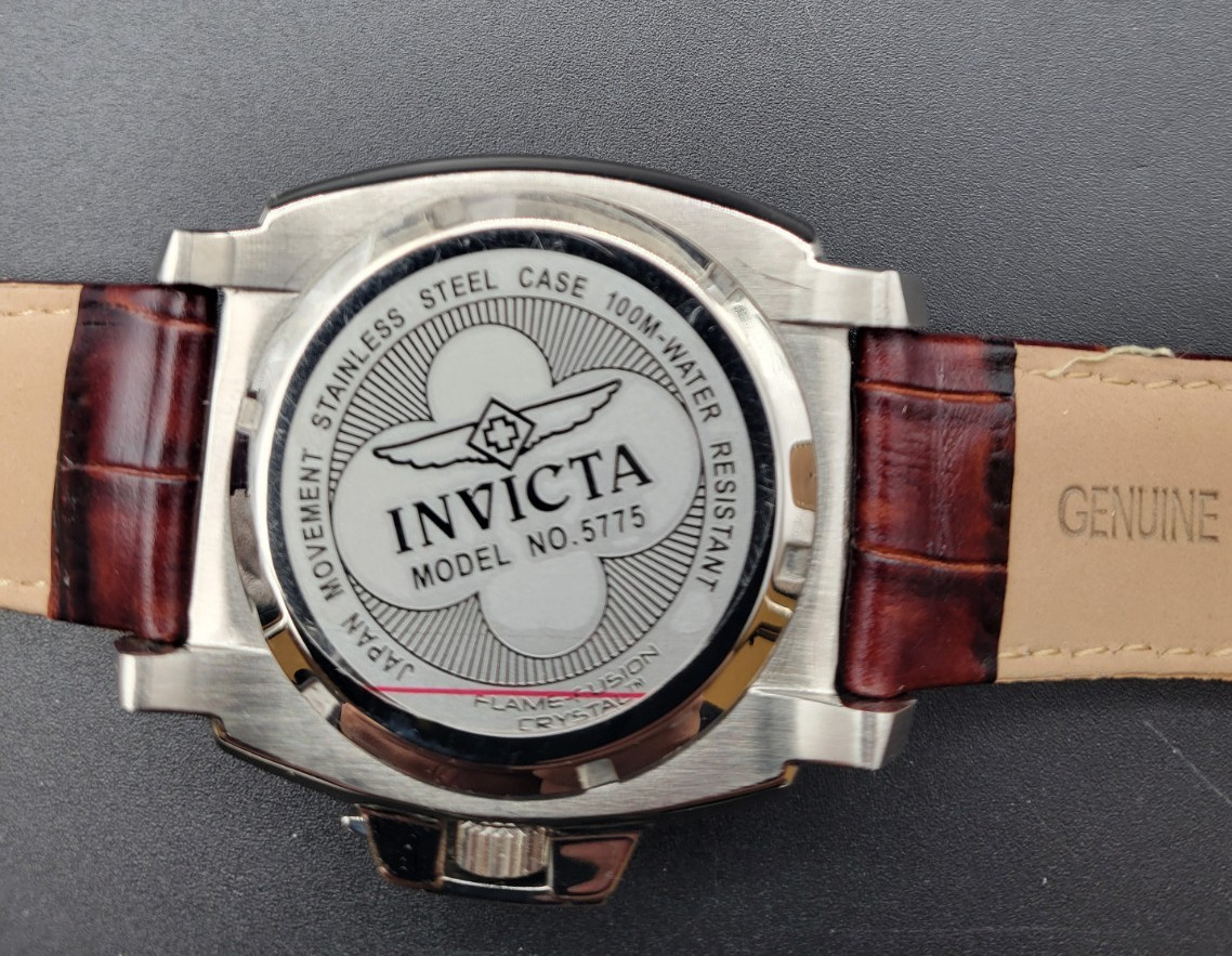 Vintage Invicta Special Edition Military Time Watch Model NO.5775