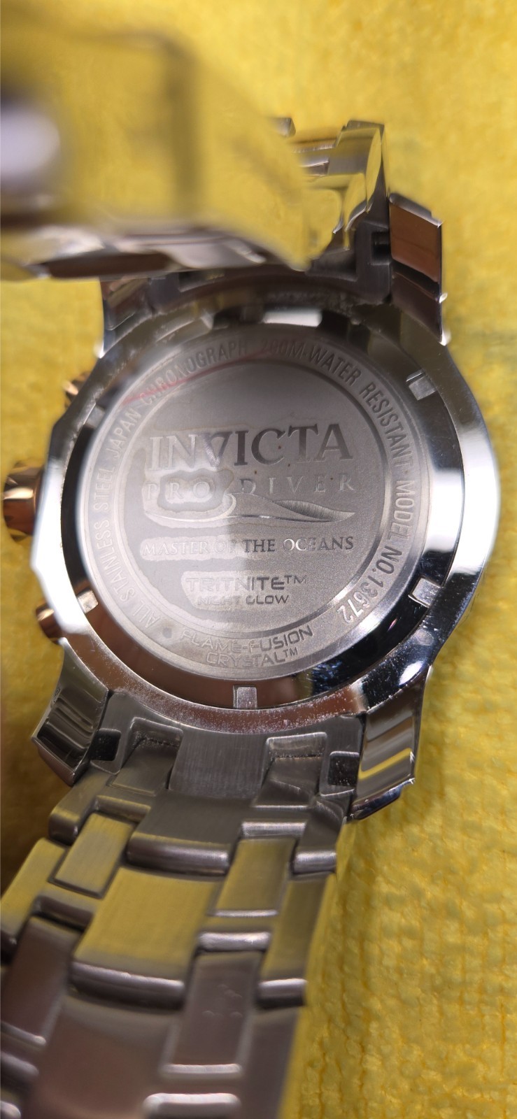 48mm Invicta Pro Diver SCUBA 13672 Master of the Oceans Quartz Chronogragh Steel