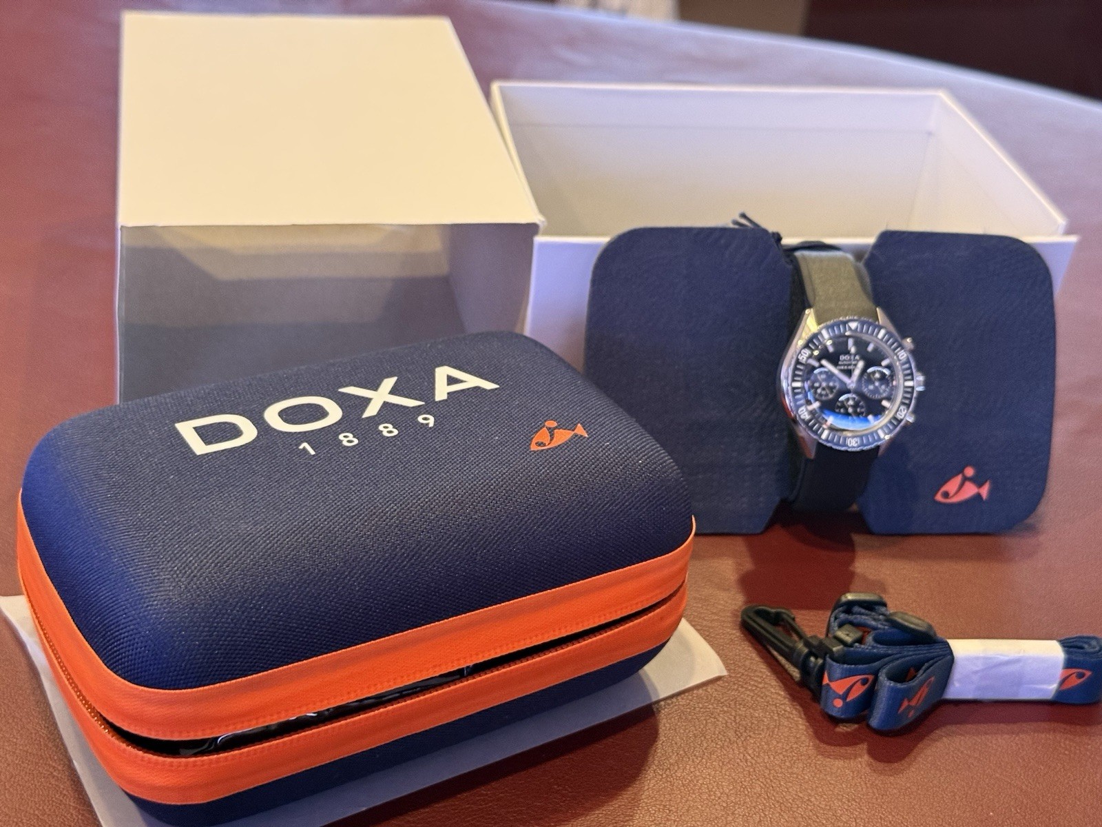 Doxa Sub 200 C-Graph II Sharkhunter Chronograph 42mm 797.10.101.20 Store Display
