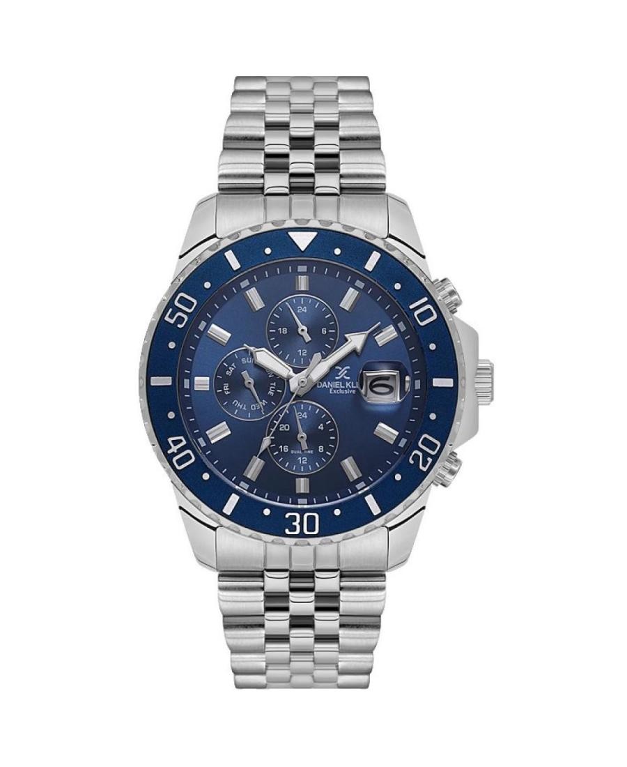 DANIEL KLEIN Men Analog Quartz Casual Watch Classic Dress Blue Dial Waterproof R