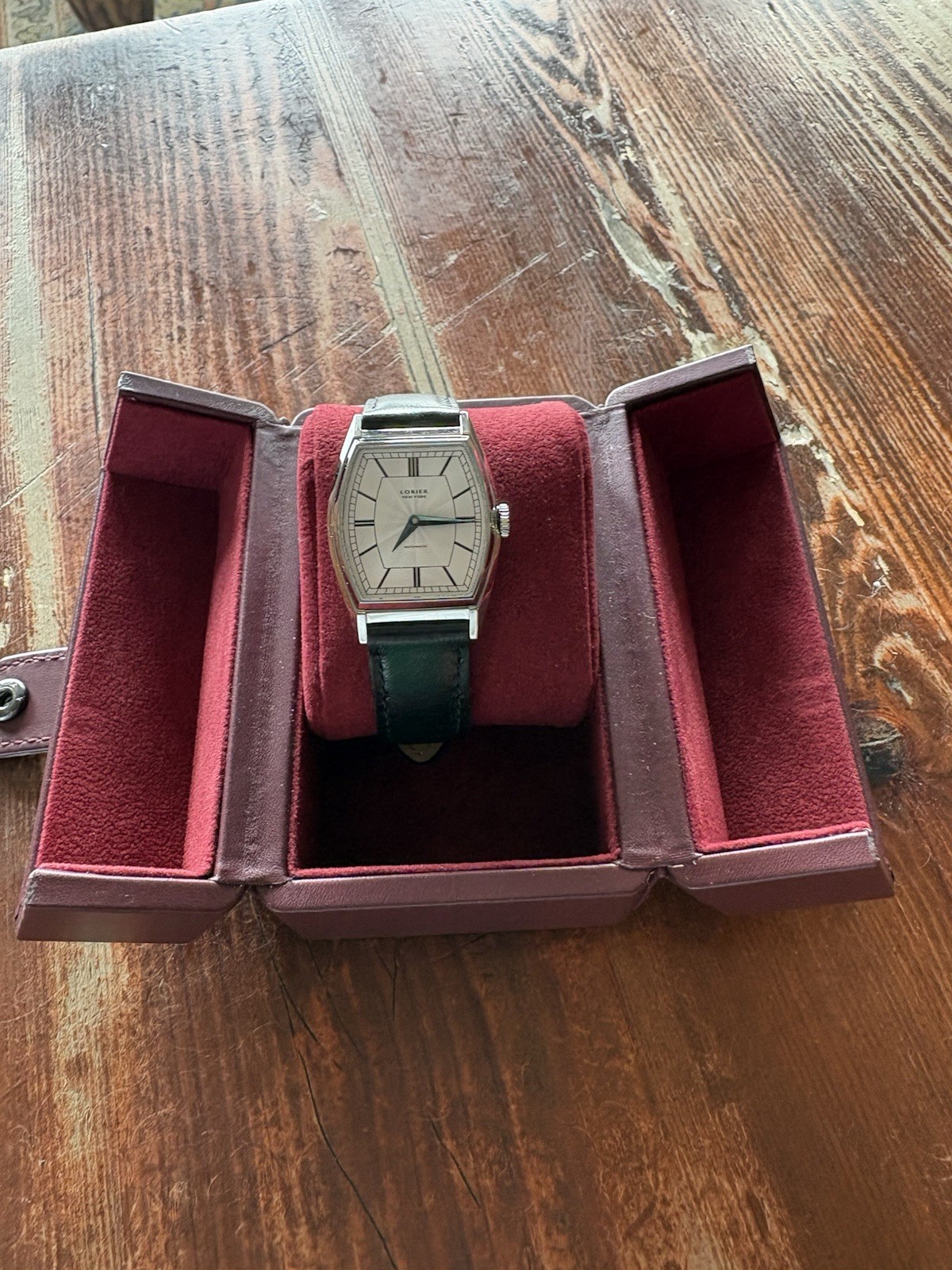 Full Set — Lorier Zephyr Automatic Tonneau Watch — Discontinued