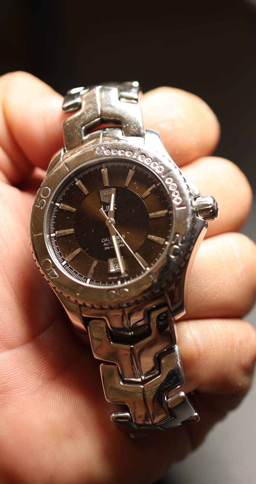 Calibre 5 Movement TAG Heuer Link Men’s Black Watch – WJ1110.BA0570