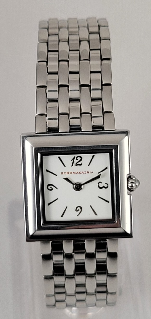 BCBCMAXAZRIA Women’s Stainless St 21x21mm Rectangle Water Resist 3 ATM