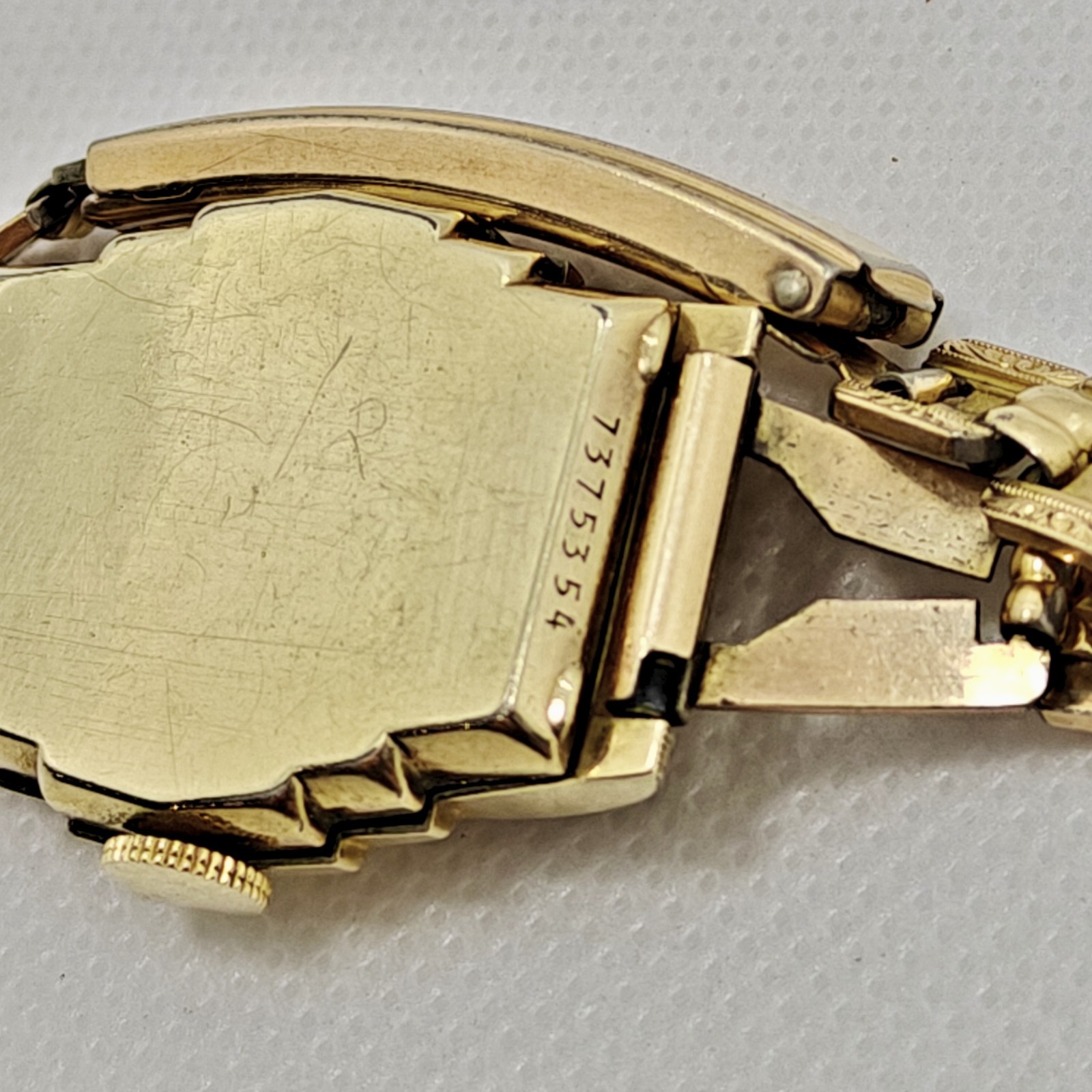 Vintage 1937 Bulova “American Clipper” -Original BR Bracelet & Display Case