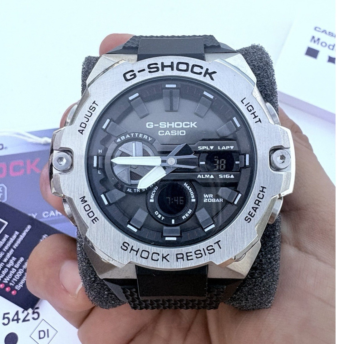 Men’s Watch style Casio G-SHOCK GST B400 Resistant Analog & Digital