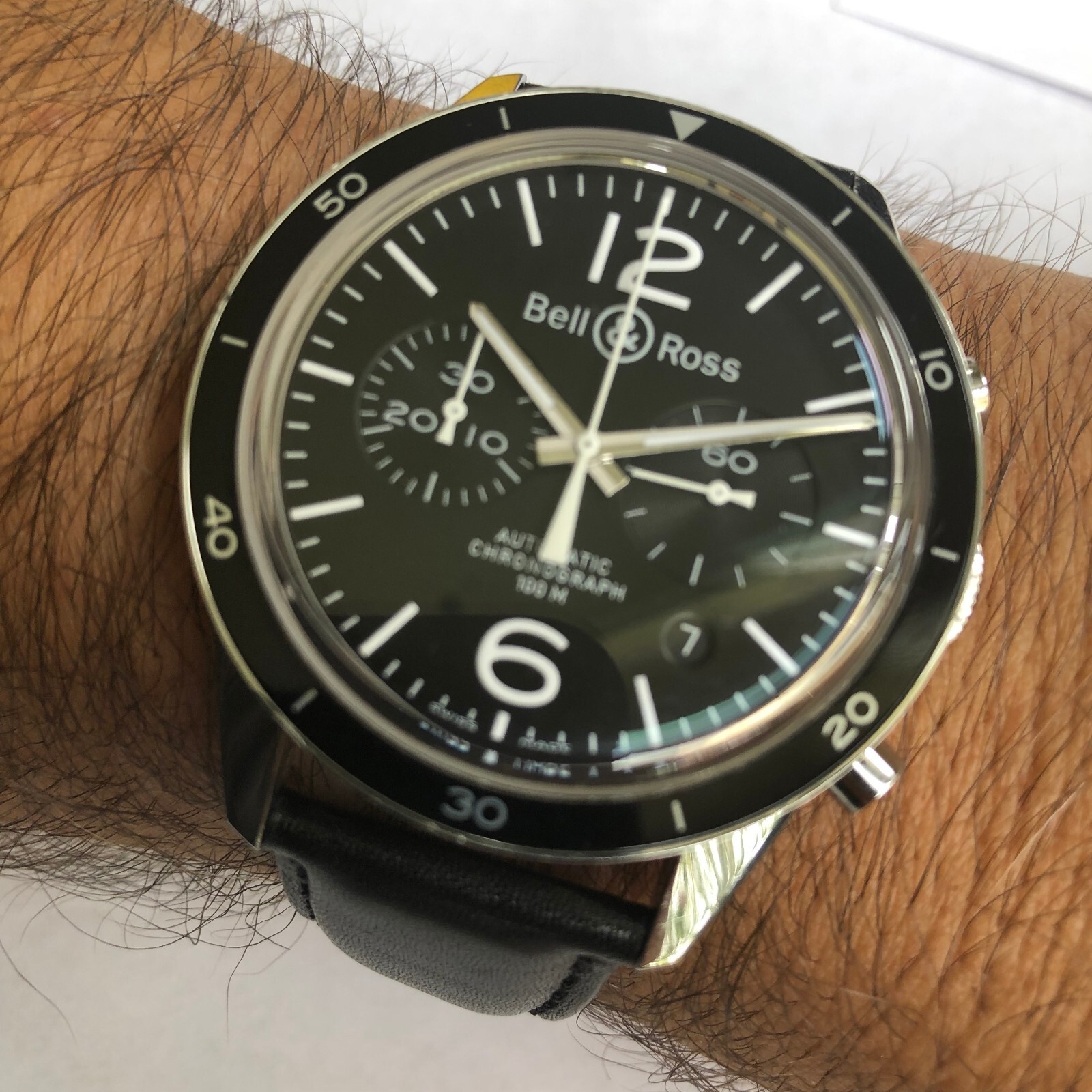 BELL &ROSS BR126-95-SP AUTOMATIC MOVEMENT 42 MM WRIST WATCH CHRONOGRAPH