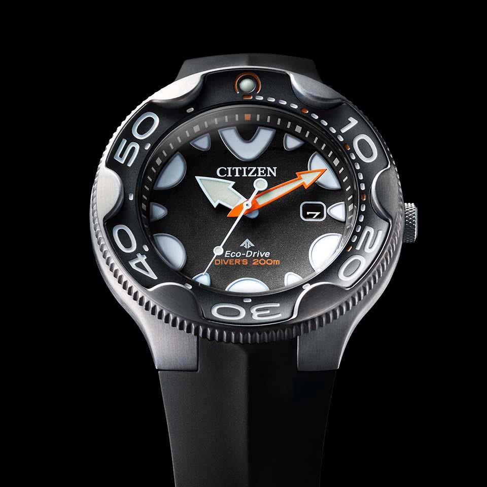 CITIZEN PROMASTER MARINE BN0230-04E Eco-Drive Diver’s Watch 200m Orca Black