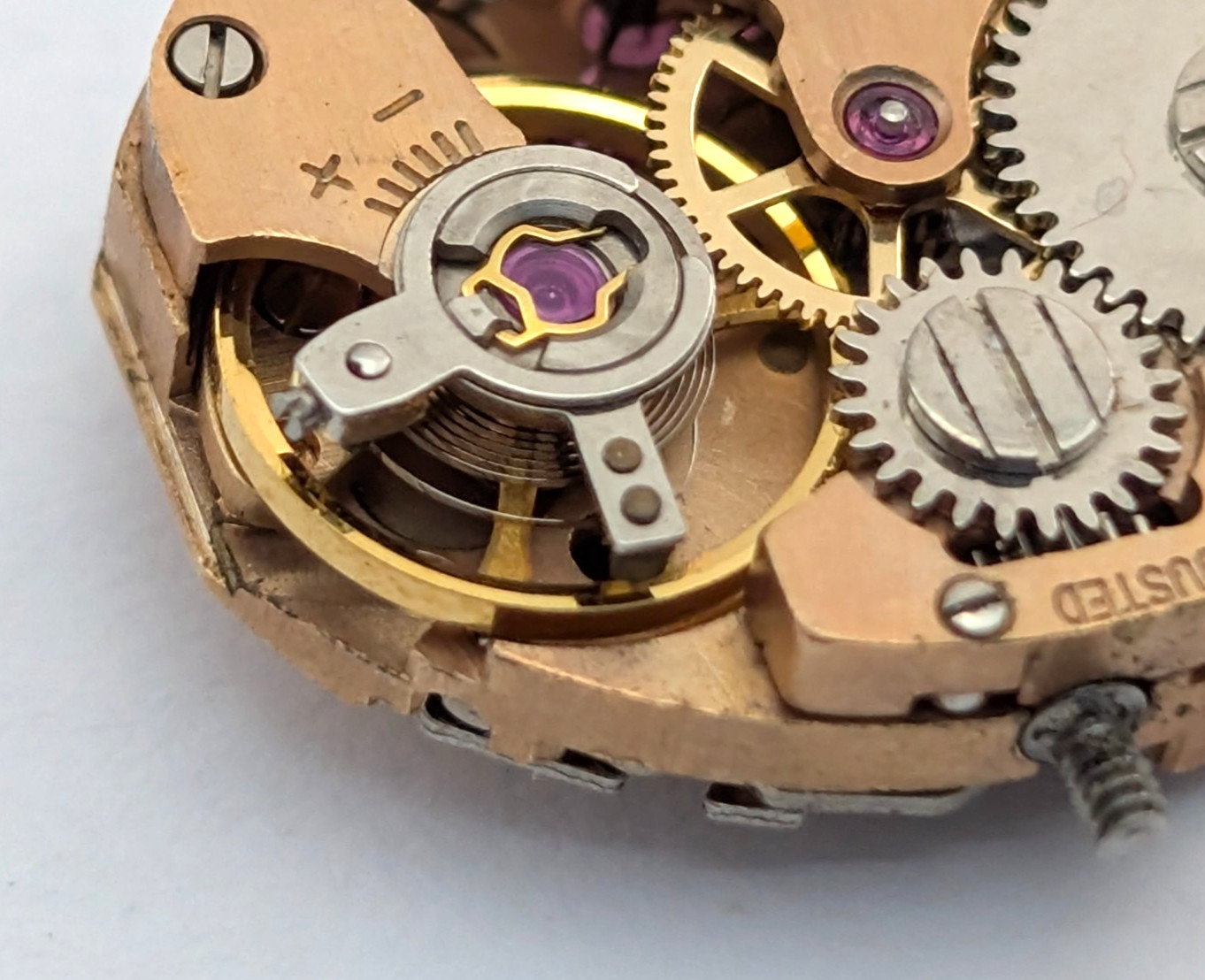 Vintage GIRARD PERREGAUX 975-172 17j Cocktail Watch Movement 13mm PARTS REPAIR