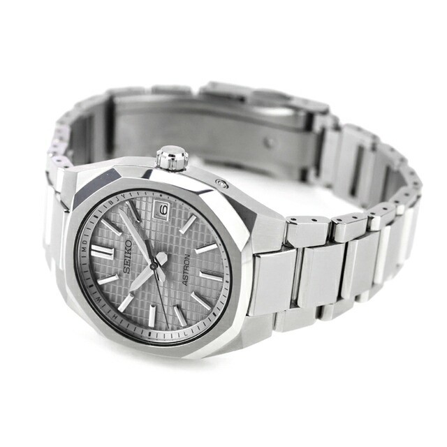 Seiko Astron SBXY099 Gray Silver Nexter Titanium Radio Solar Men Watch Japan