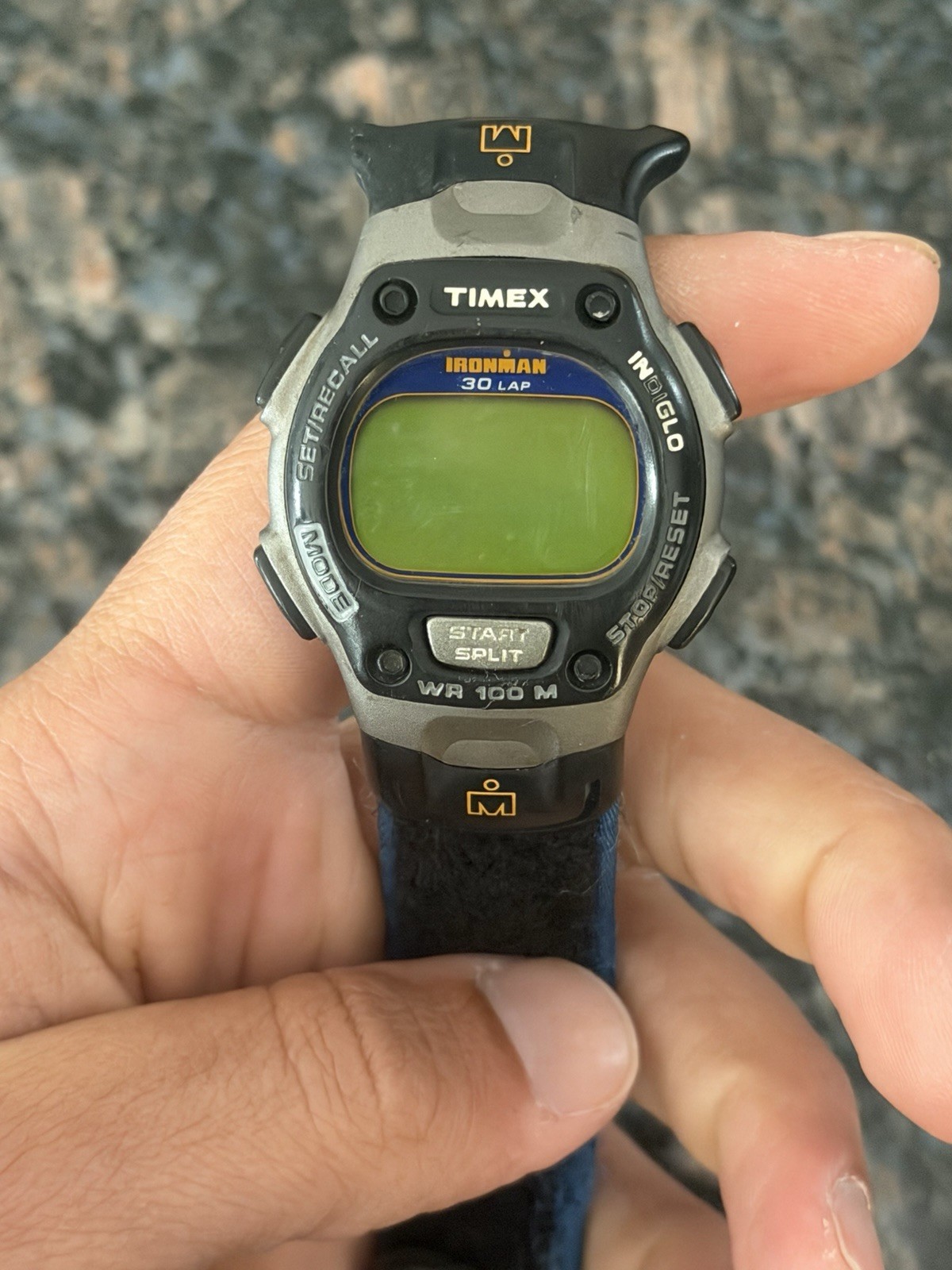 Timex Ironman Unisex Digital Water Resistant 100 Meters 30 Lap Needs Repair!