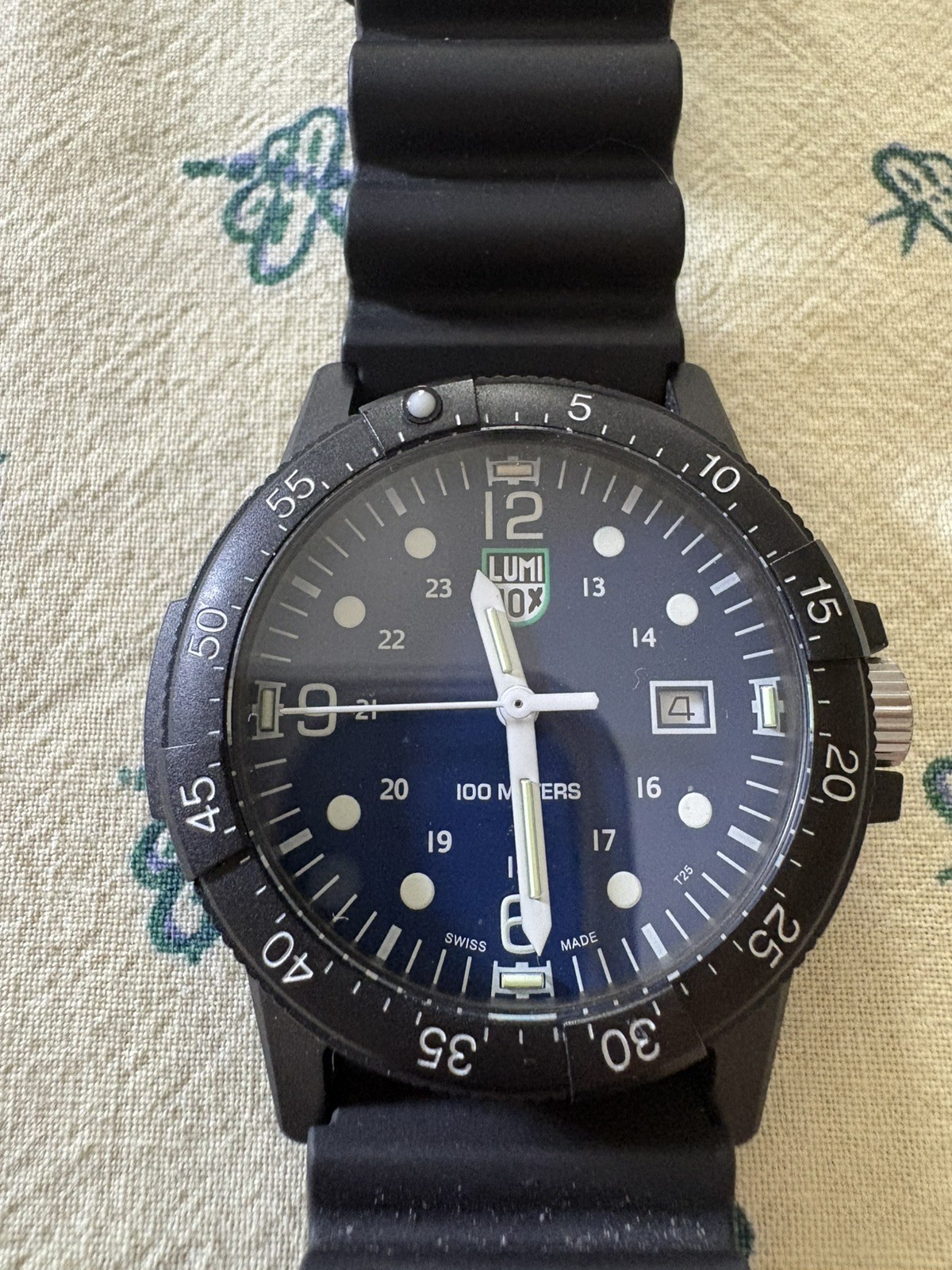Luminox X2.2003 Blue Dial G Sea Bass Men’s Swiss Watch Military Date Function