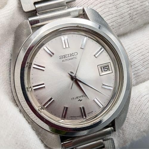SEIKO 1971-7005 Automatic Gold 37.8mm Used Watch Analog Date Running Stainless