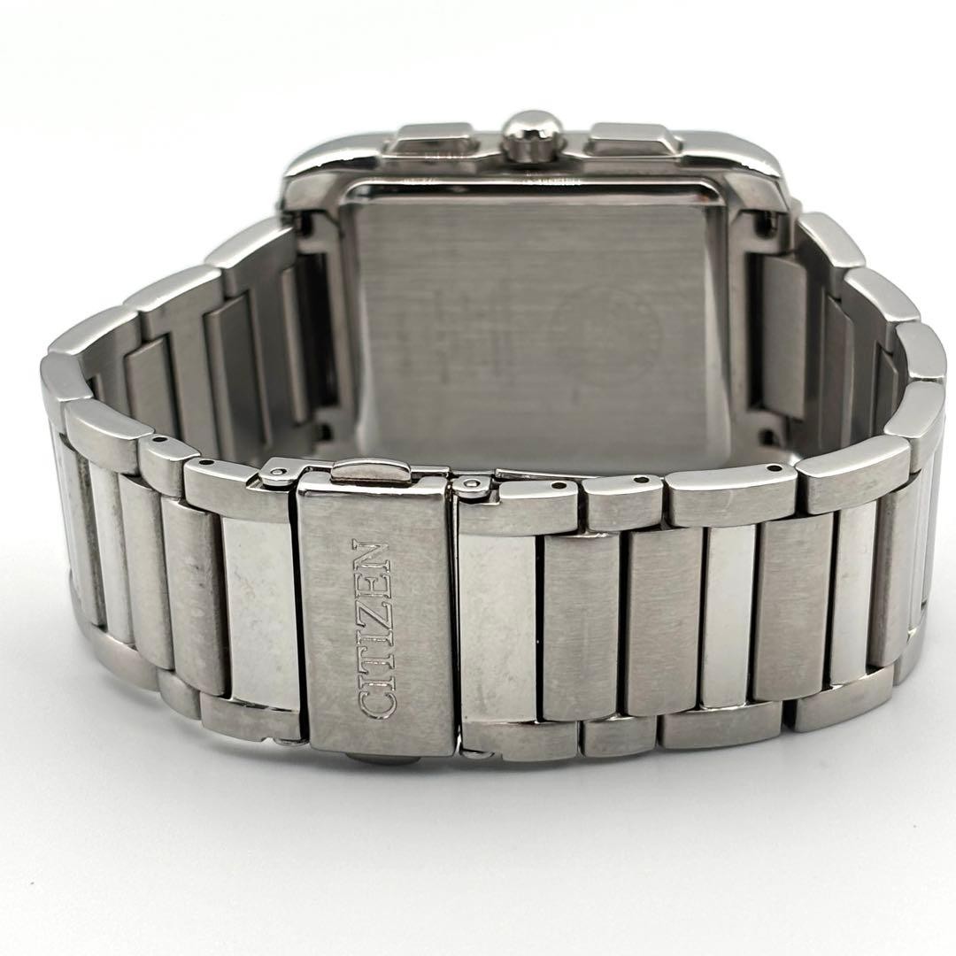 Citizen AT0560-51A Eco-Drive Chronograph Square Watch