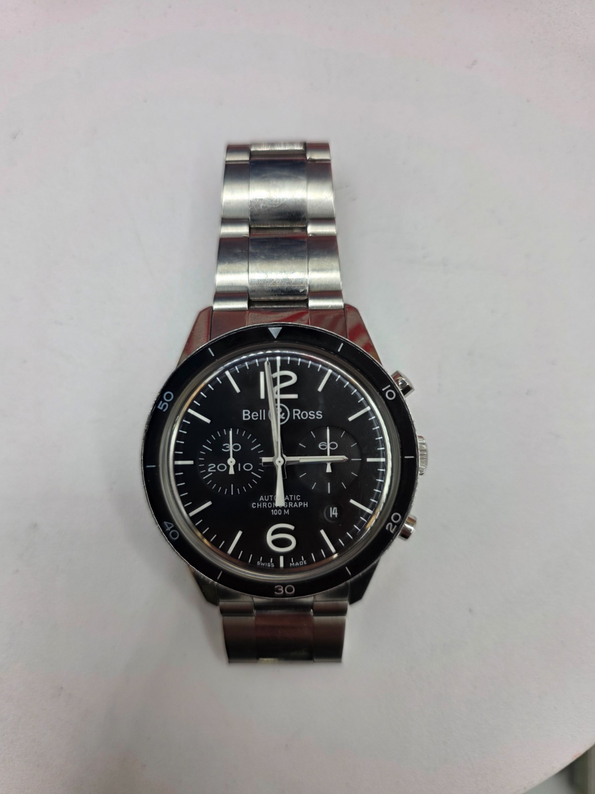 BELL &ROSS BR126-95-SP AUTOMATIC 42mm WATCH CHRONOGRAPH