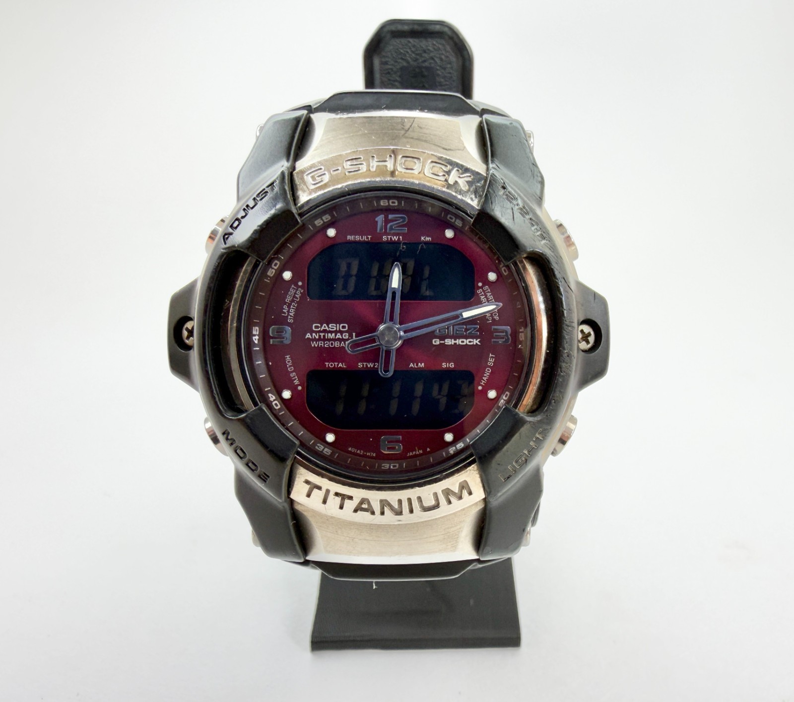 Casio G-Shock Giez GS-300 Titanium Analog-Digital Men’s Watch USED from JAPAN