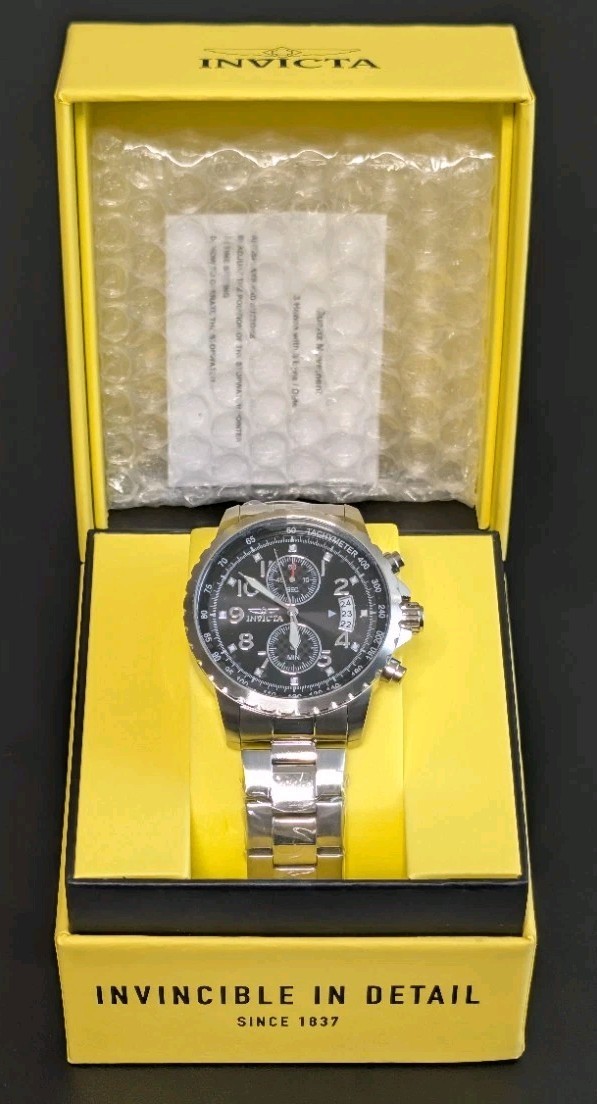 Invicta Specialty Men’s Watch (Model 69789) – Black Dial – 47mm