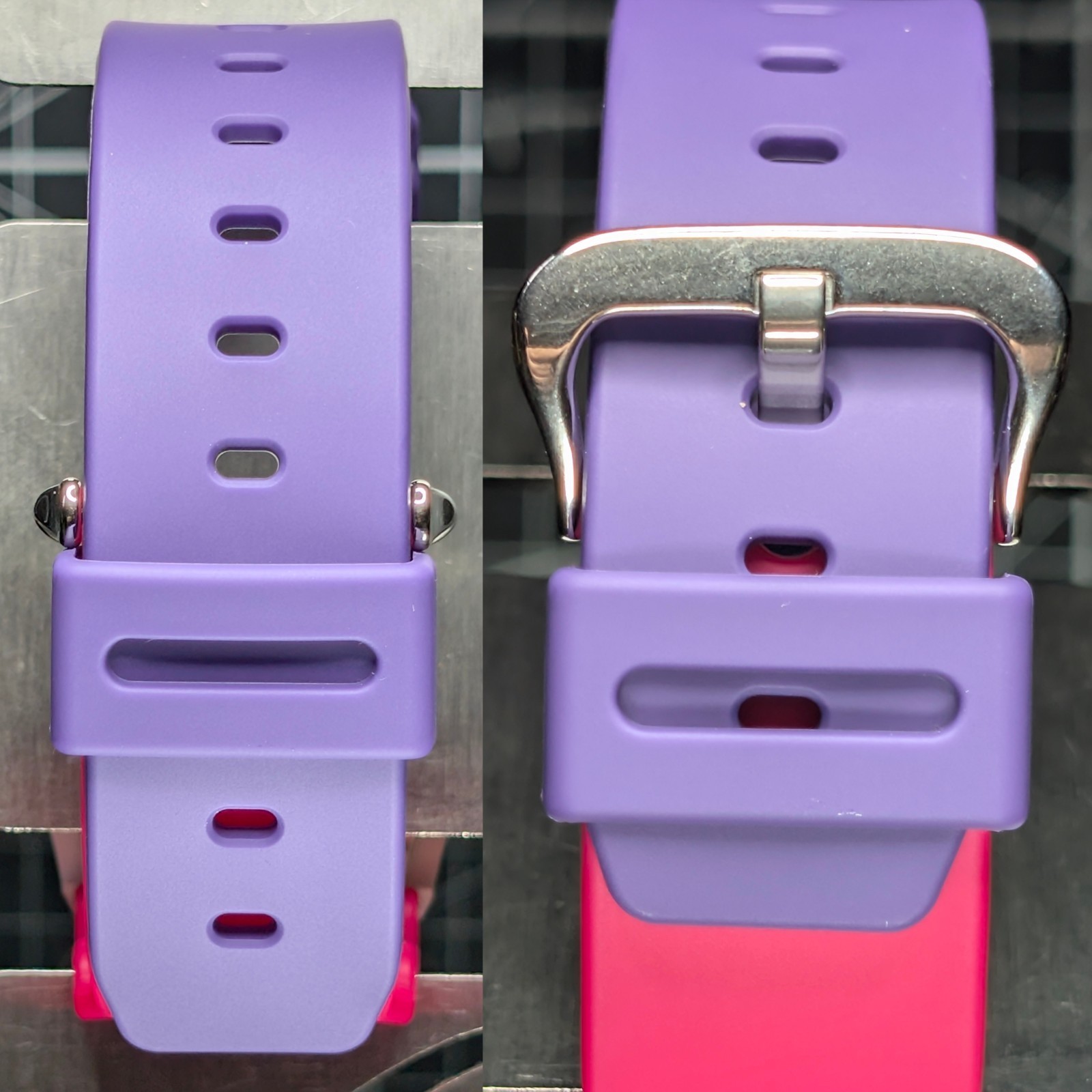 Casio G-Shock THROWBACK DW-5600 White Purple Pink Digital Classic DW-5600THB-7