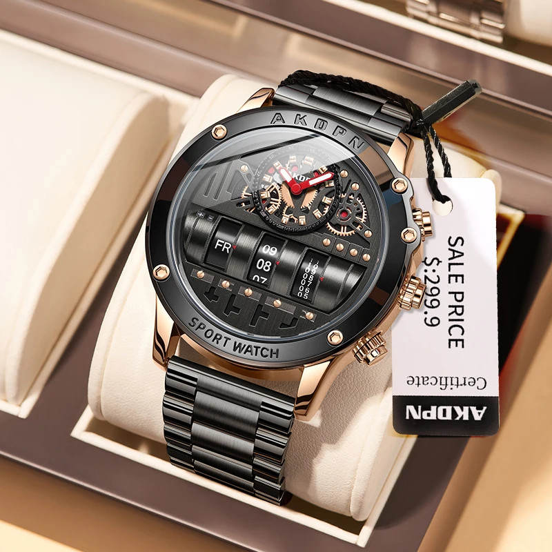 Luxury Electronic Watch For Men Business Watches Male Creative Men