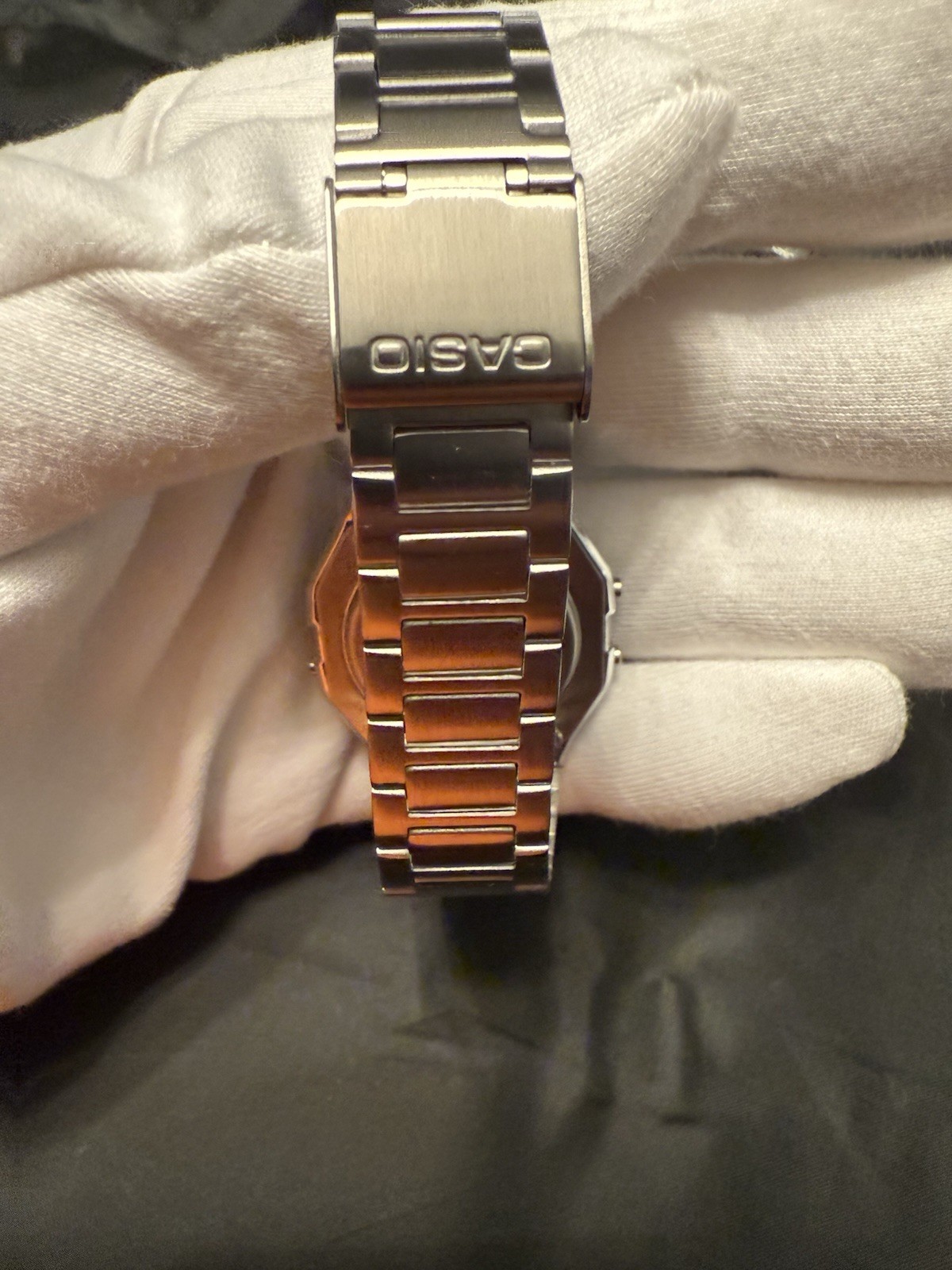 🤩 Casio Mens Digital Silver Tone Stainless Steel Expansion Watch A168wa-1jcp