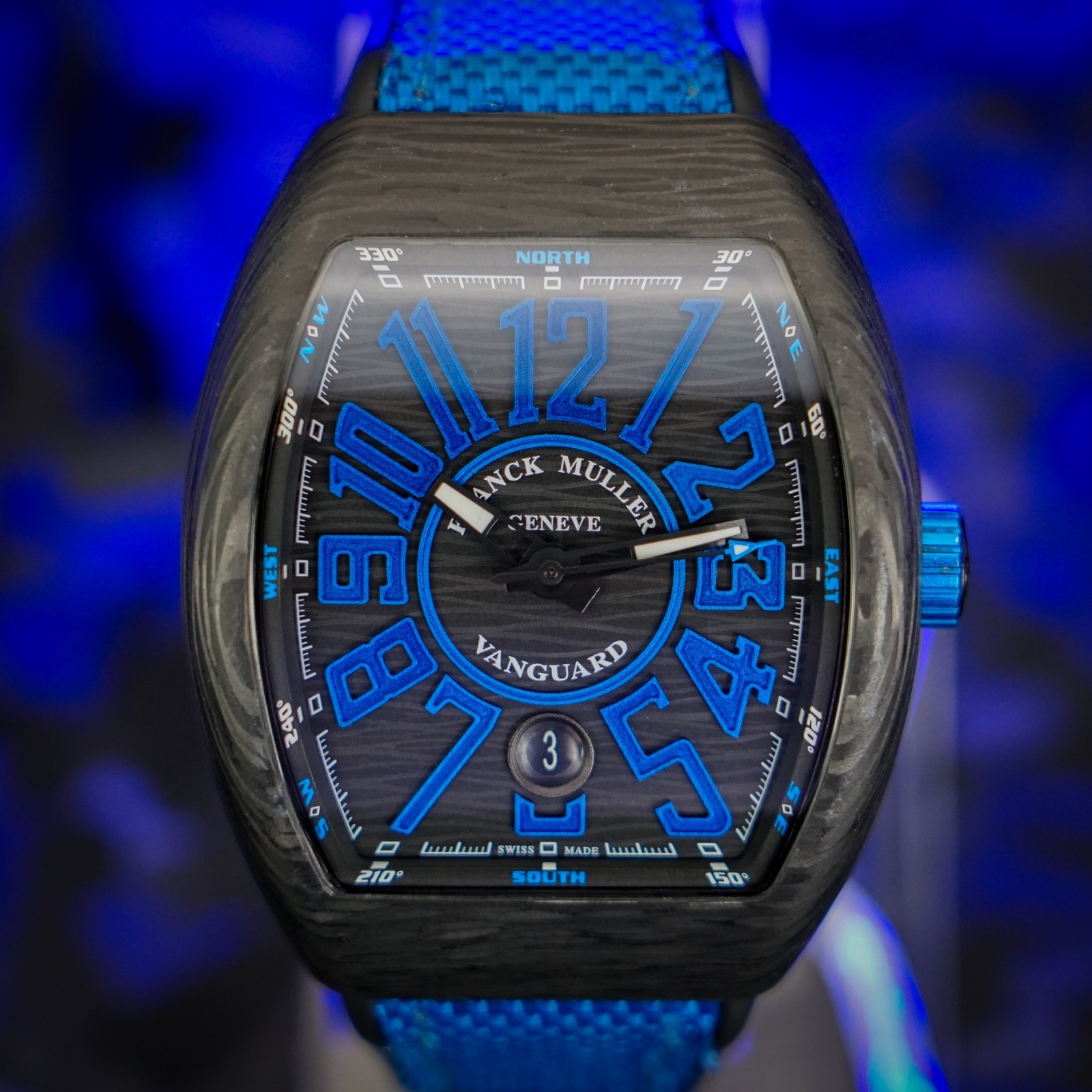 Franck Muller Vanguard Carbon 41mm – V41SCDT – Full Set