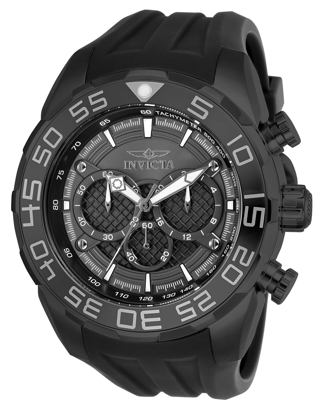 Men’s 26308 Speedway Analog Display Quartz Black Watch