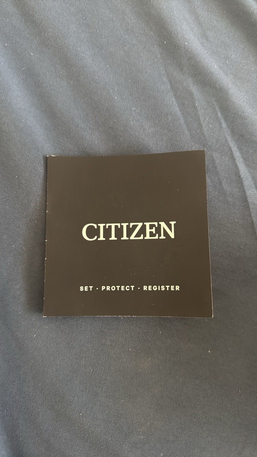 Citizen Eco-Drive Men’s Blue Dial SS 43mm 100m Date Watch w/ Box Papers