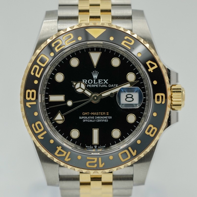 Rolex GMT-Master II 126713 Two-Tone Zombie GMT Box and Card ’23 18k Yellow Gold