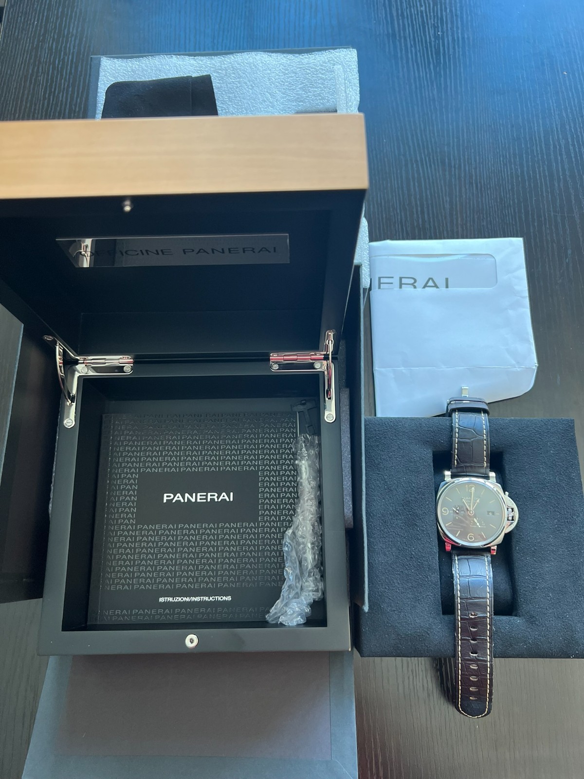 Panerai Luminor Due – PAM00944 – Anthracite Dial Men’s Watch – Factory Serviced