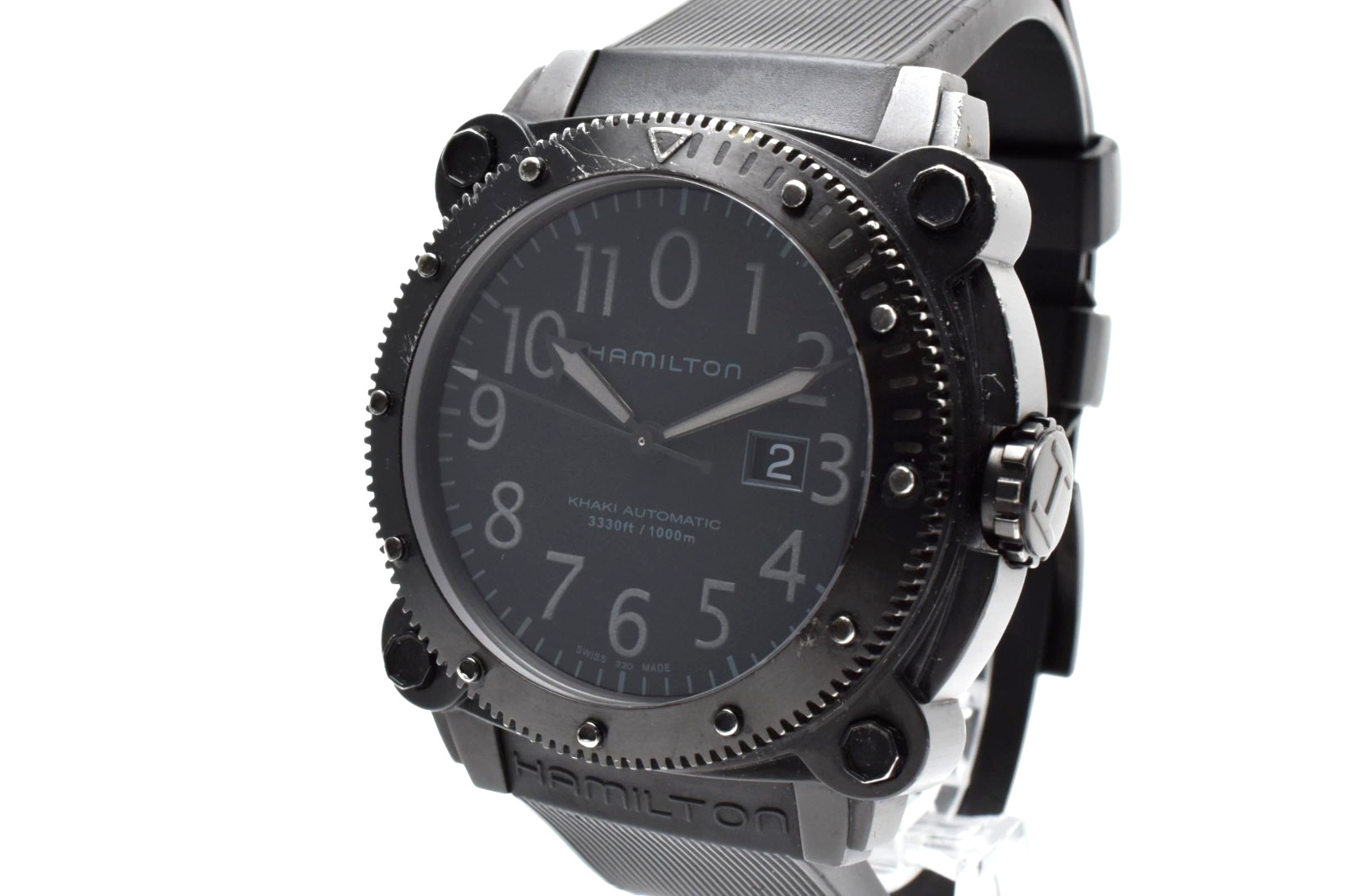 HAMILTON Khaki Below Zero H785850 Automatic 1000m Men’s Watch Date black Dial