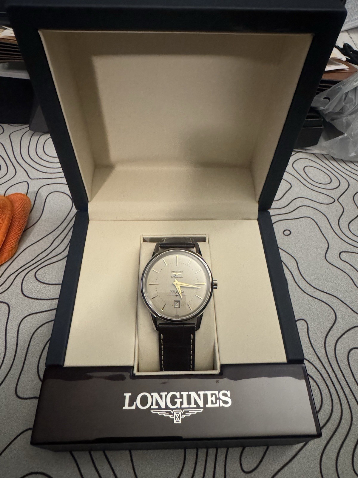 Longines Heritage Flagship Silver Dial Mens Watch 38.5mm L4.795.4.78.2