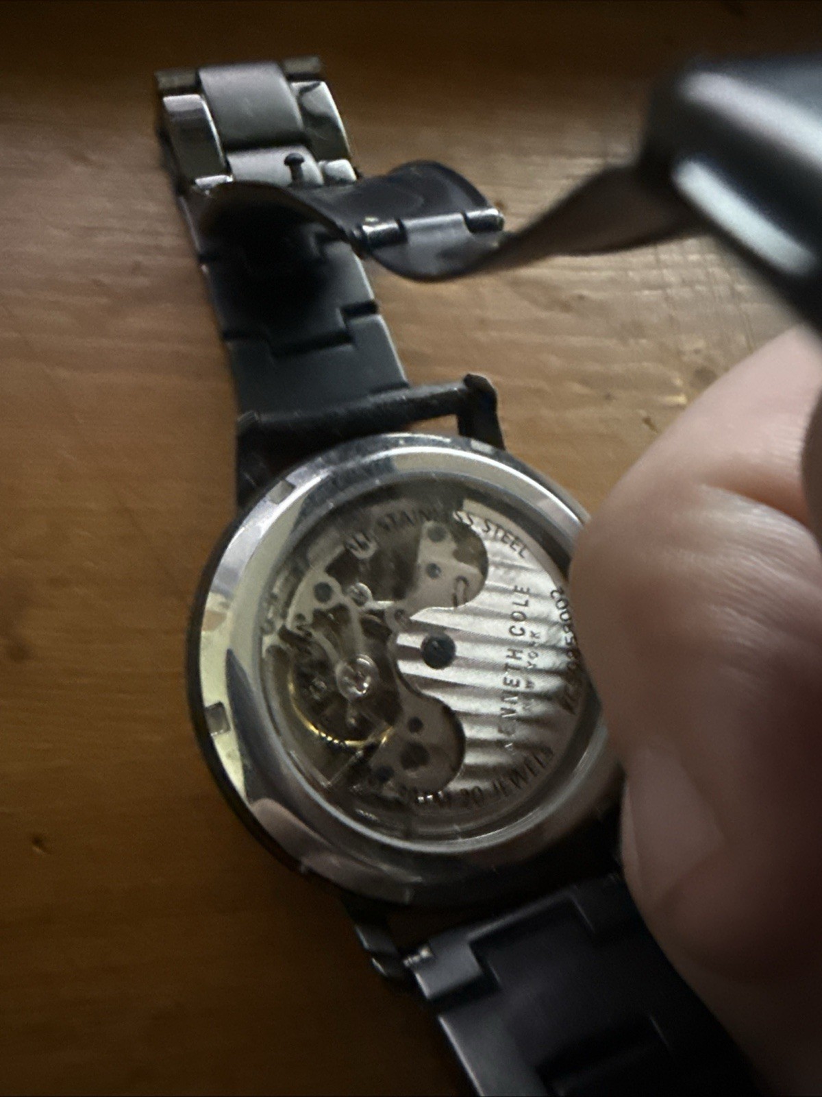 Kenneth Cole Automatic Watch Skeleton Dial Watch