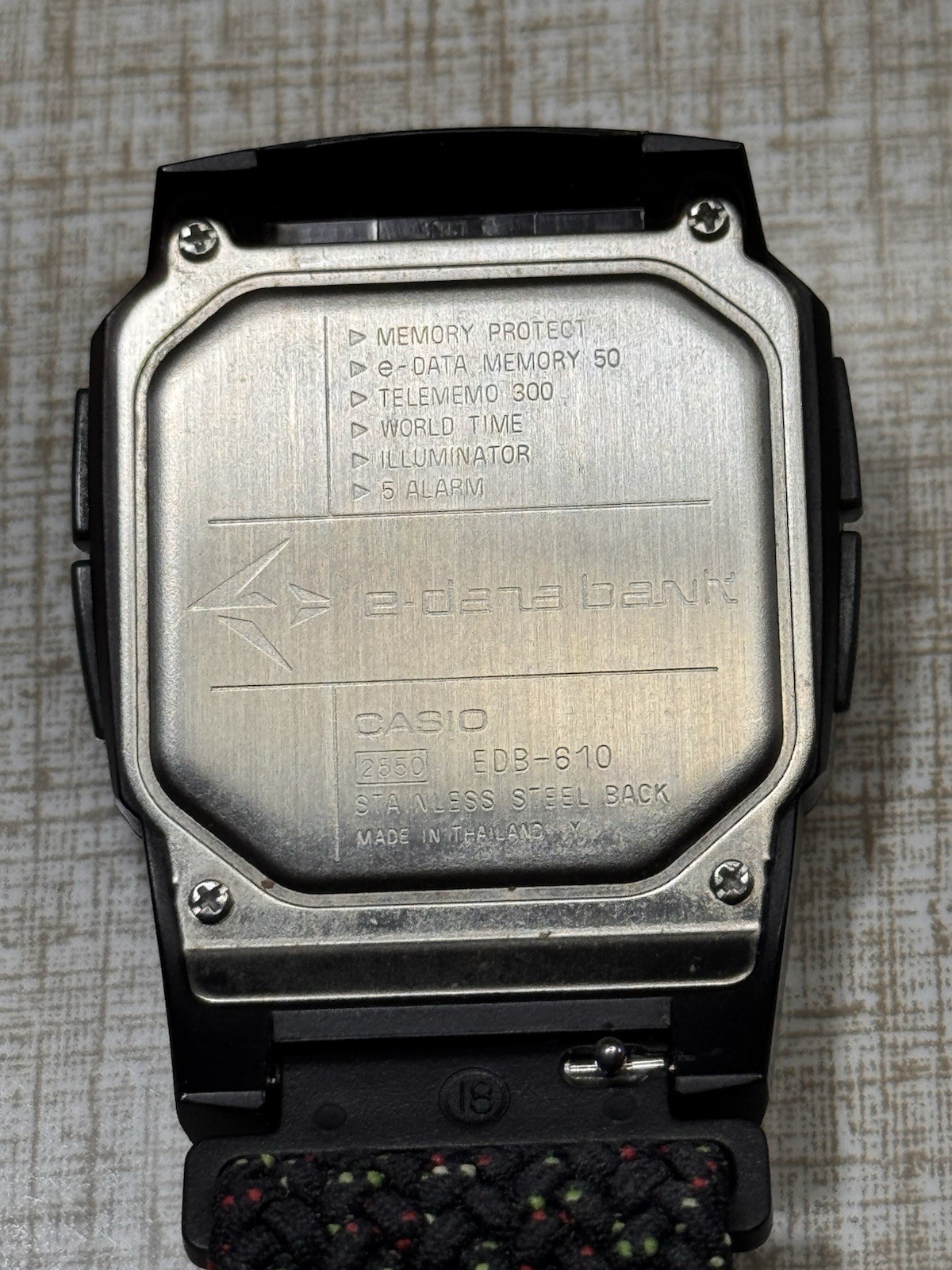 Casio e-Data Bank EDB-610 Digital Watch