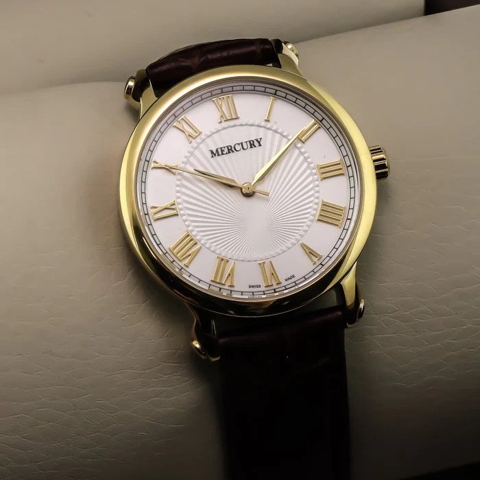 MERCURY – Swiss Watch – ME385-GL-1 Quartz 36 mm ME385 50m (5 ATM, 169 ft)