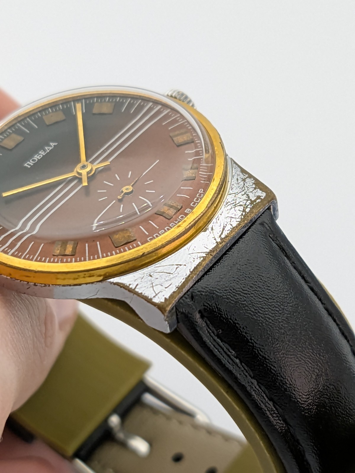 Pobeda Vintage Watch cal 2602 Men Soviet USSR 1980s Mechanical ZiM