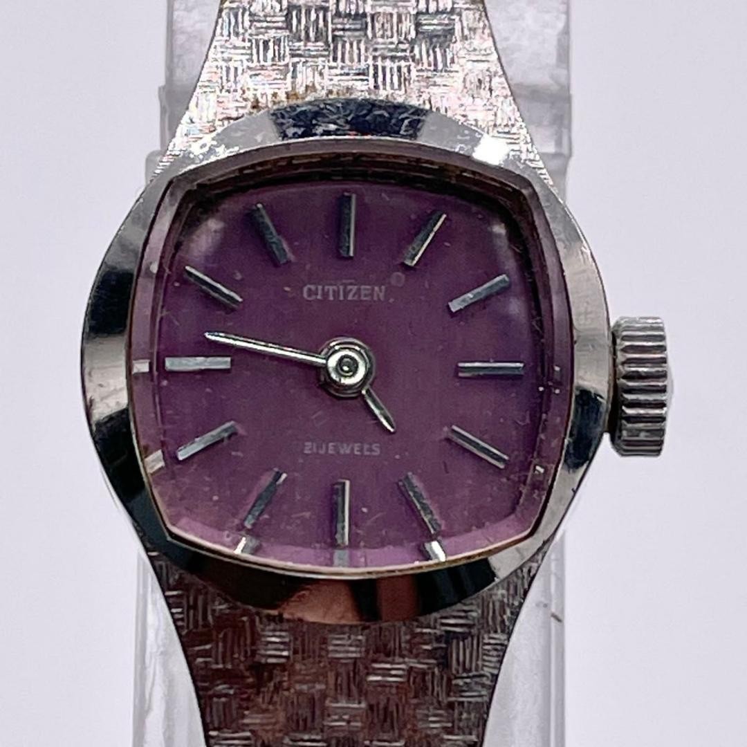 CITIZEN Pink Dial Antique Hand-Winding Watch