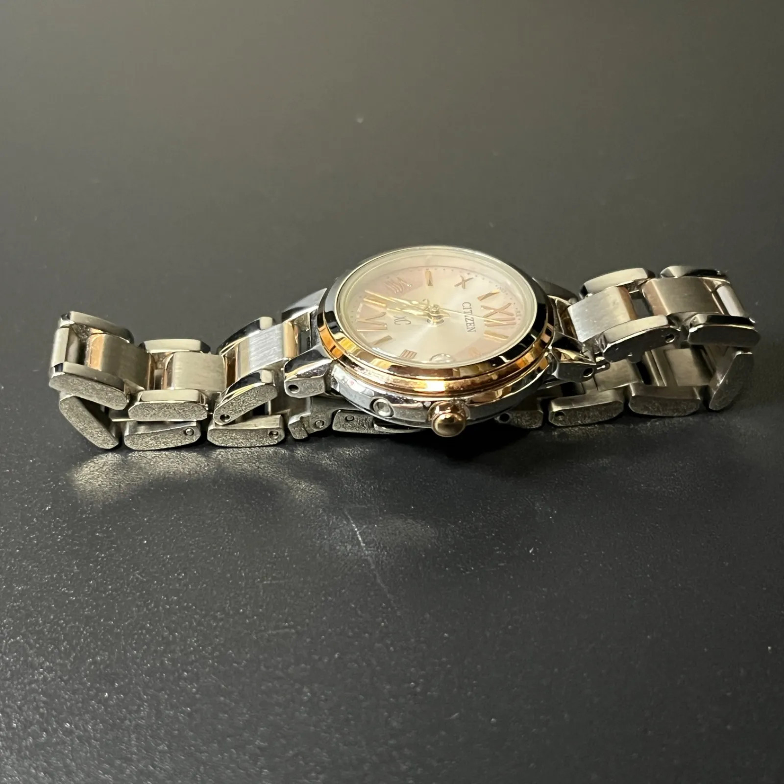 [Working Condition] CITIZEN XC Cross Sea H058-T016553 Pink Dial Solar-Powered Wa
