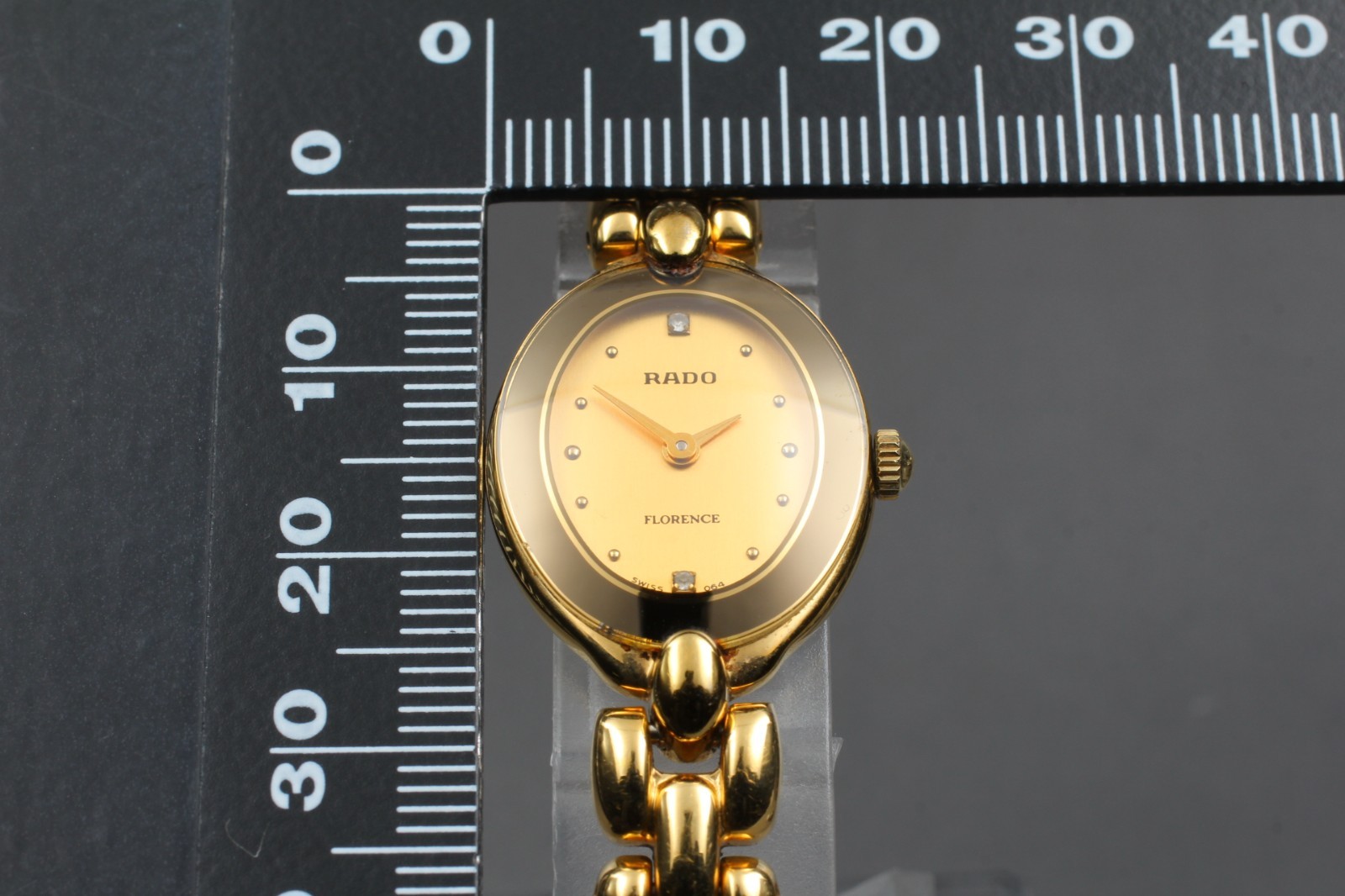 [Exc+5] RADO Florence 153.3650.2 2 Stones Quartz Ladies Watch From JAPAN