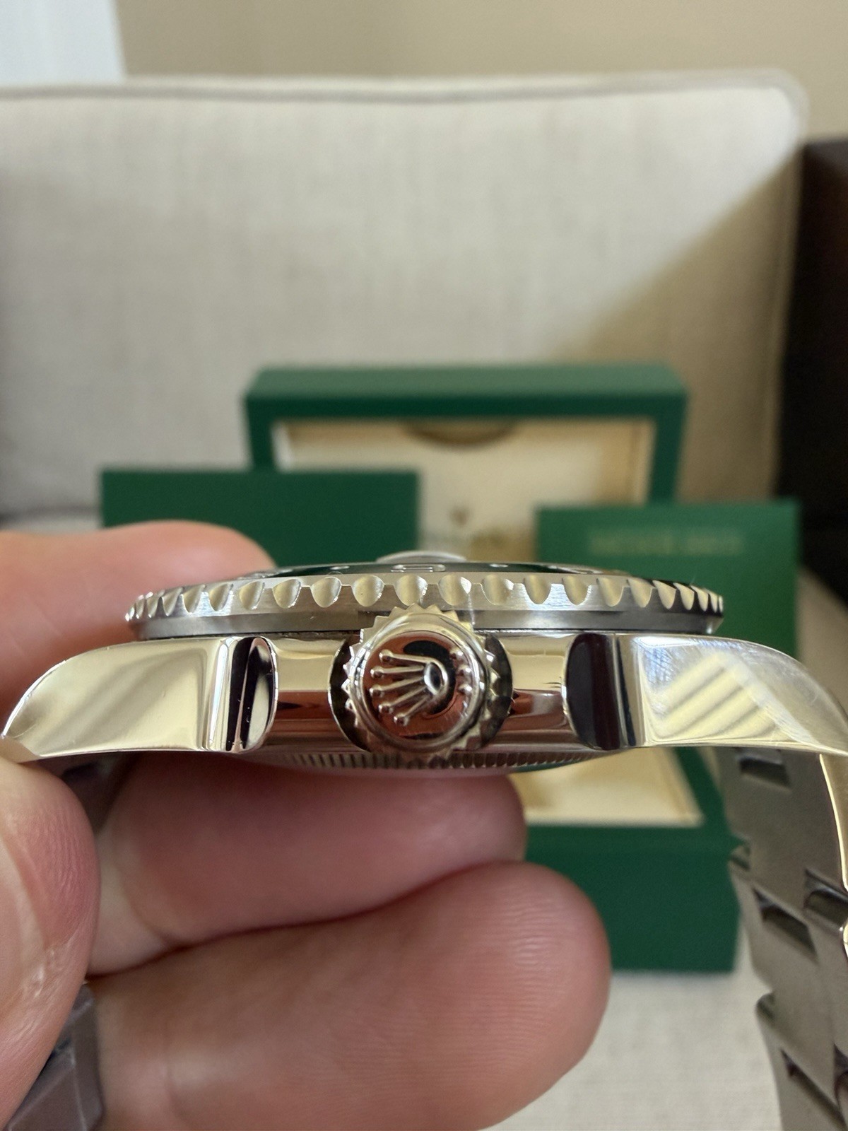 2017 Rolex GMT-Master II 116710LN Silver Oyster Bracelet with Black Bezel